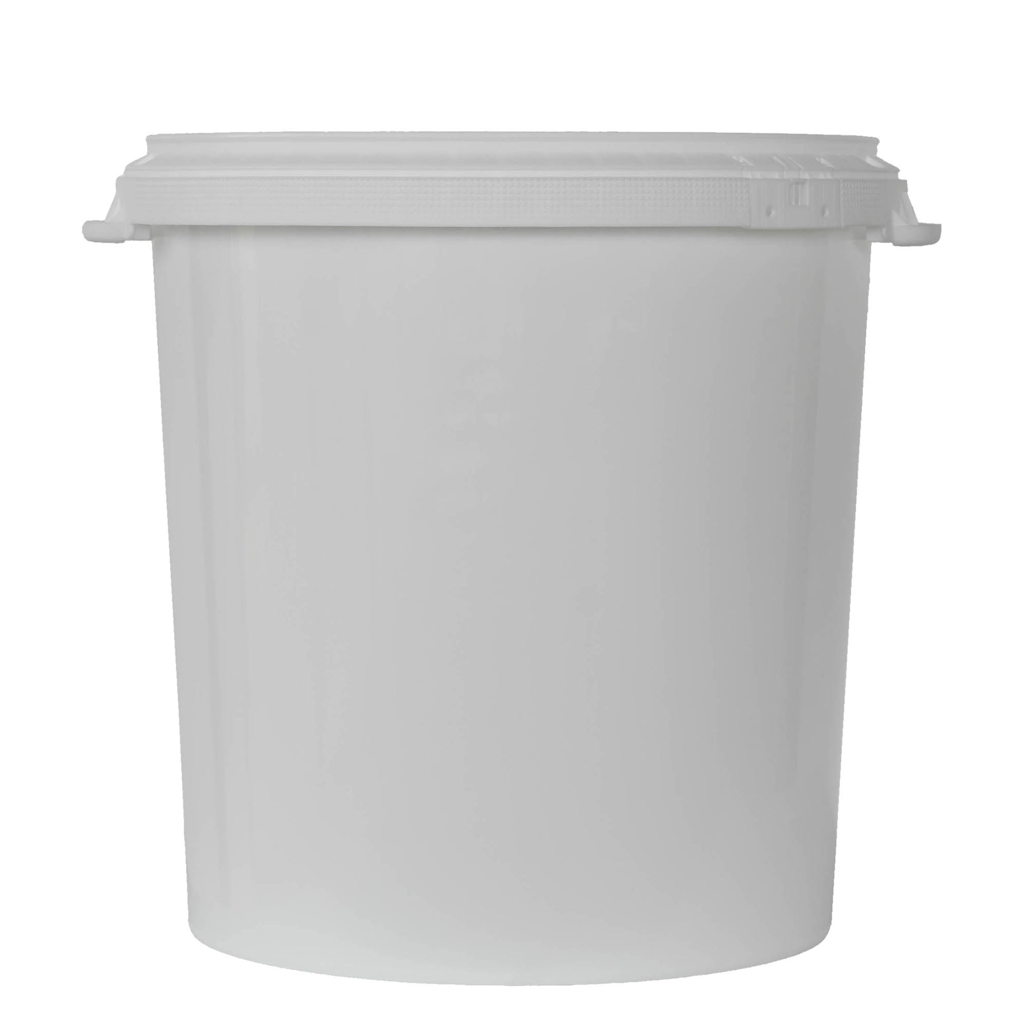 Cubo de 30 l, plástico PP, blanco
