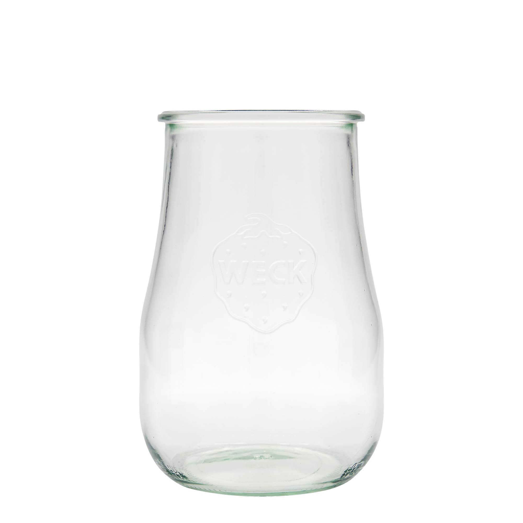 4x 1750 ml vaso tipo tulipán WECK con tapa de vidrio RR 100