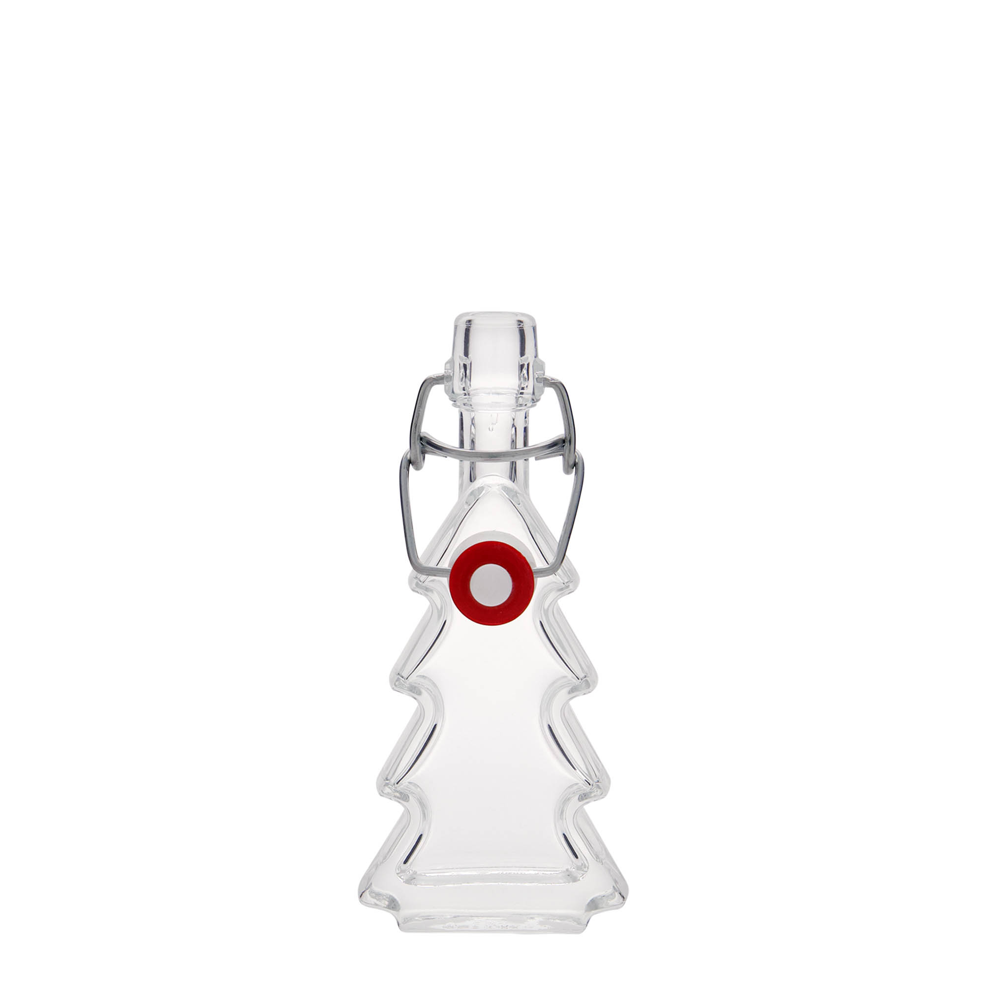Botella de vidrio 'Árbol de Navidad' de 40 ml, boca: tapón mecánico Botella de vidrio 'Árbol de Navidad' de 40 ml, boca: tapón mecánico