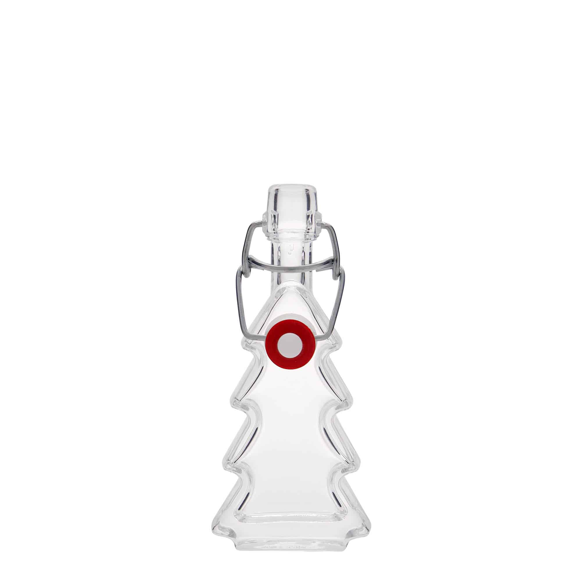 Botella de vidrio 'Árbol de Navidad' de 40 ml, boca: tapón mecánico Botella de vidrio 'Árbol de Navidad' de 40 ml, boca: tapón mecánico