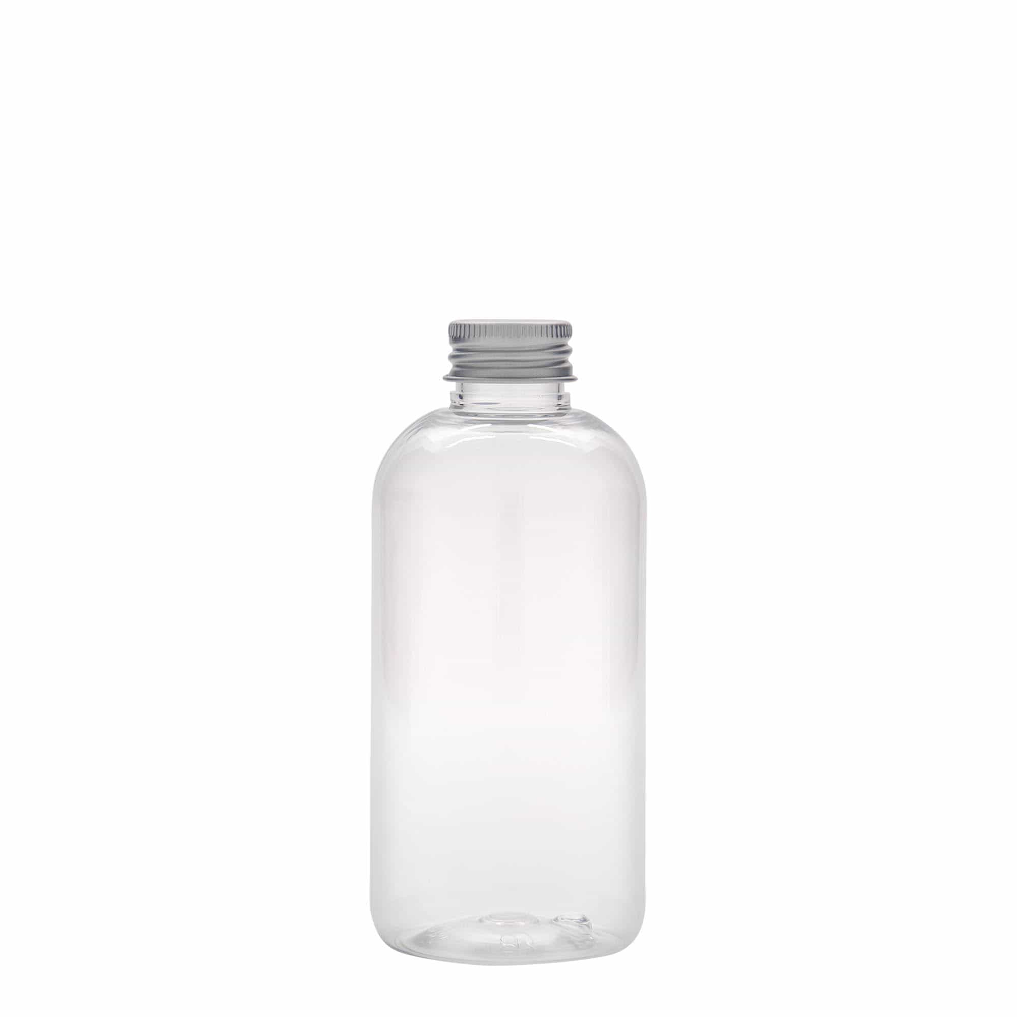 Botella de PET 'Boston' de 200 ml, plástico, boca: GPI 24/410