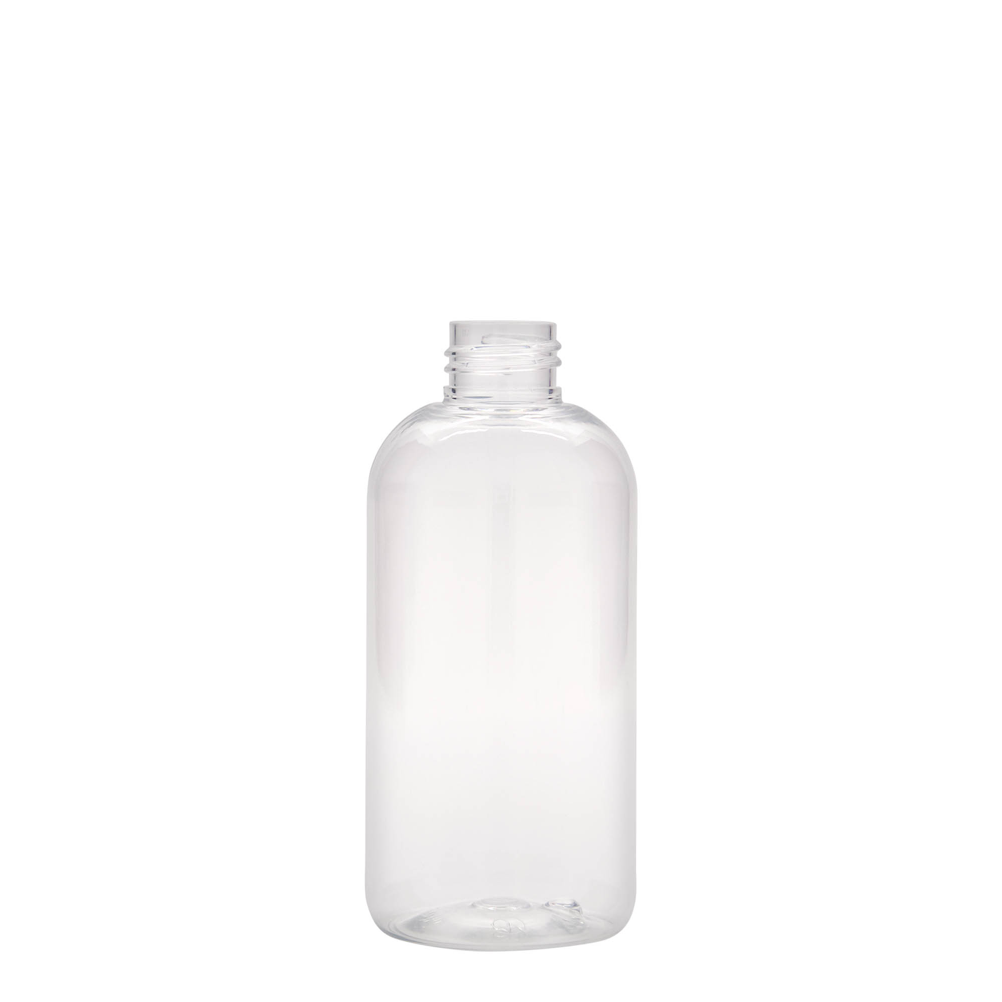 Botella PET de 200 ml «Boston», plástico, boca: 24/410