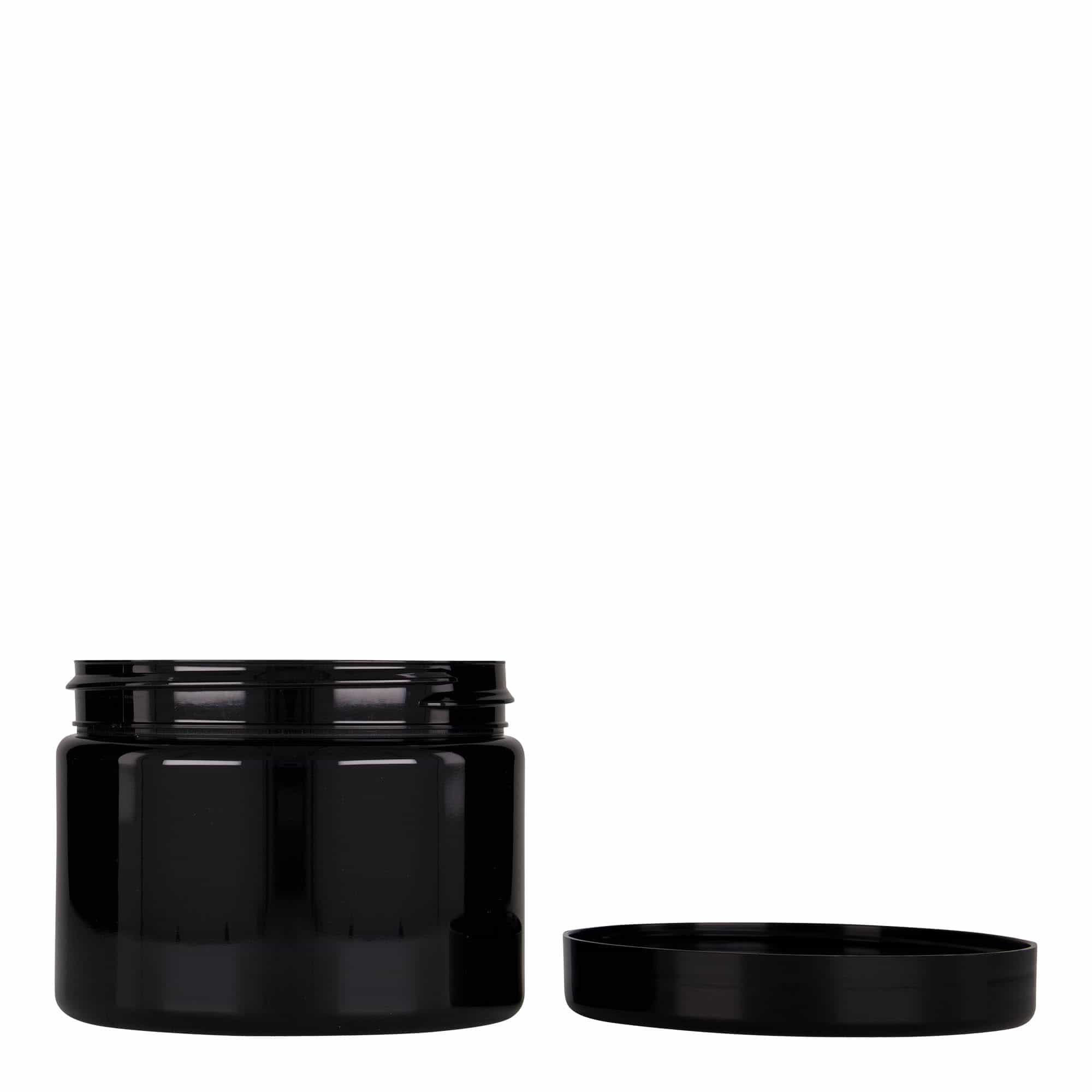 500 ml bote PET 'Isabella', negro, boca: 100/400