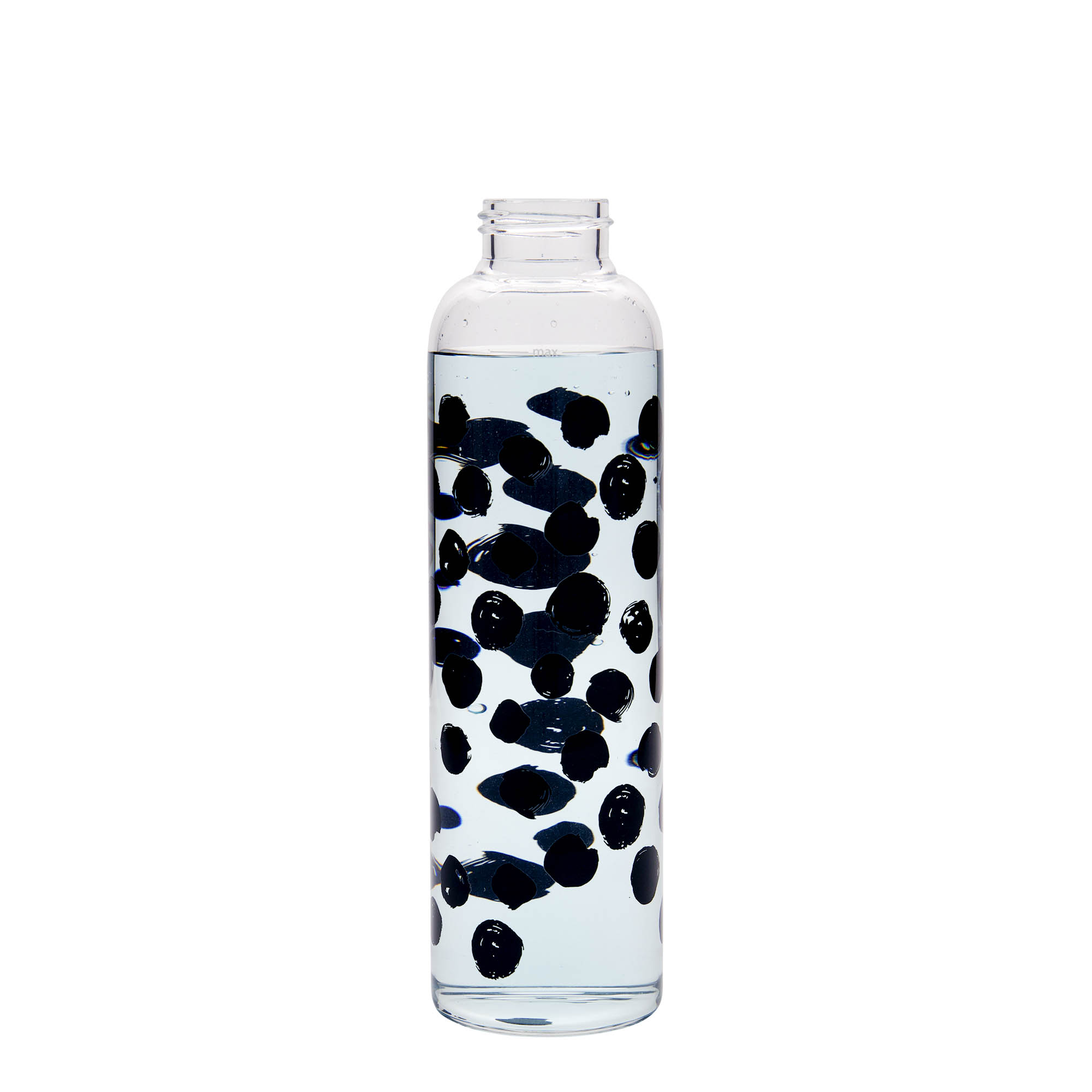 Botella para beber de 500 ml 'Perseus - Puntos negros', abertura: tapa de rosca Botella para beber de 500 ml 'Perseus - Puntos negros', abertura: tapa de rosca