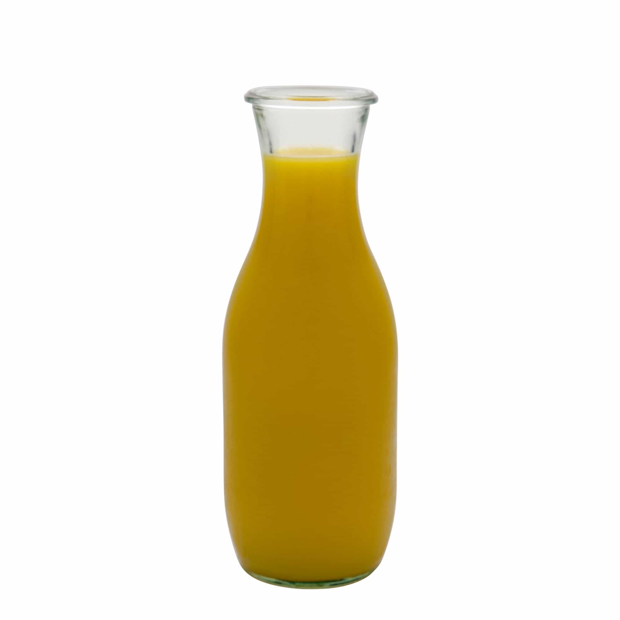 Botella para zumo WECK de 1000 ml, boca: borde redondo