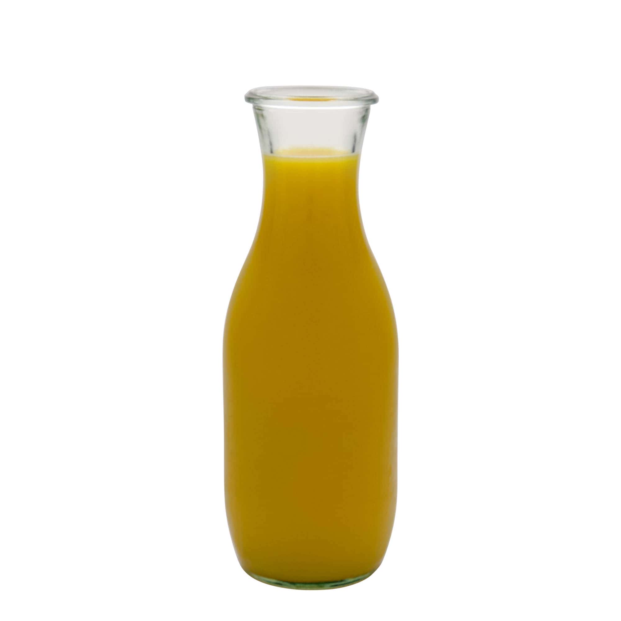 1.000 ml botella de zumo WECK, boca: borde redondo