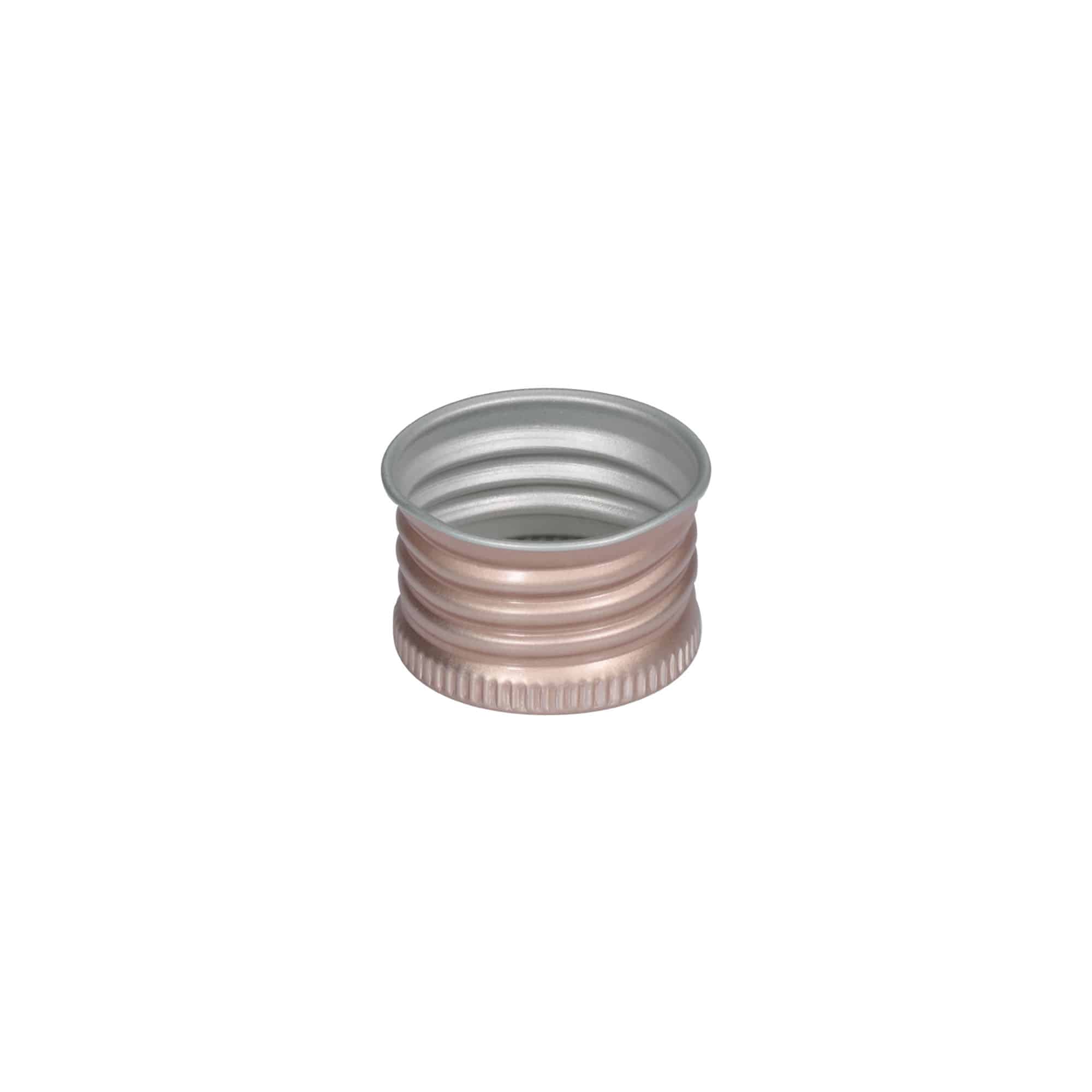 Tapa de rosca, metal, rosa, para boca: 24/410
