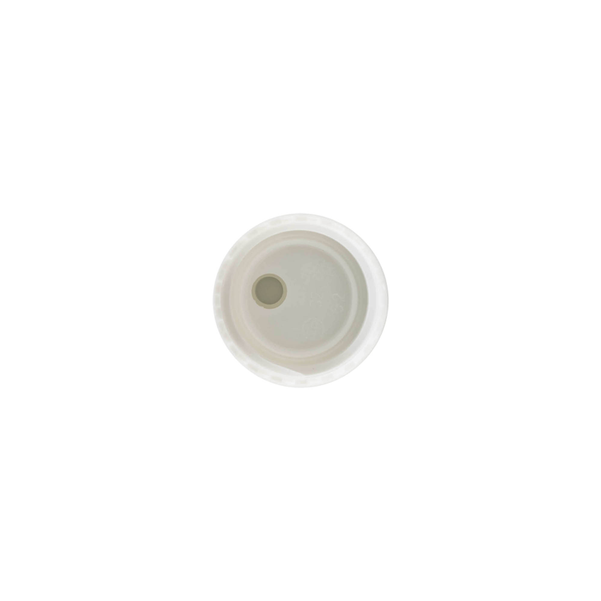 Tapa roscada Disc Top, plástico PP, blanco, para boca: 24/410