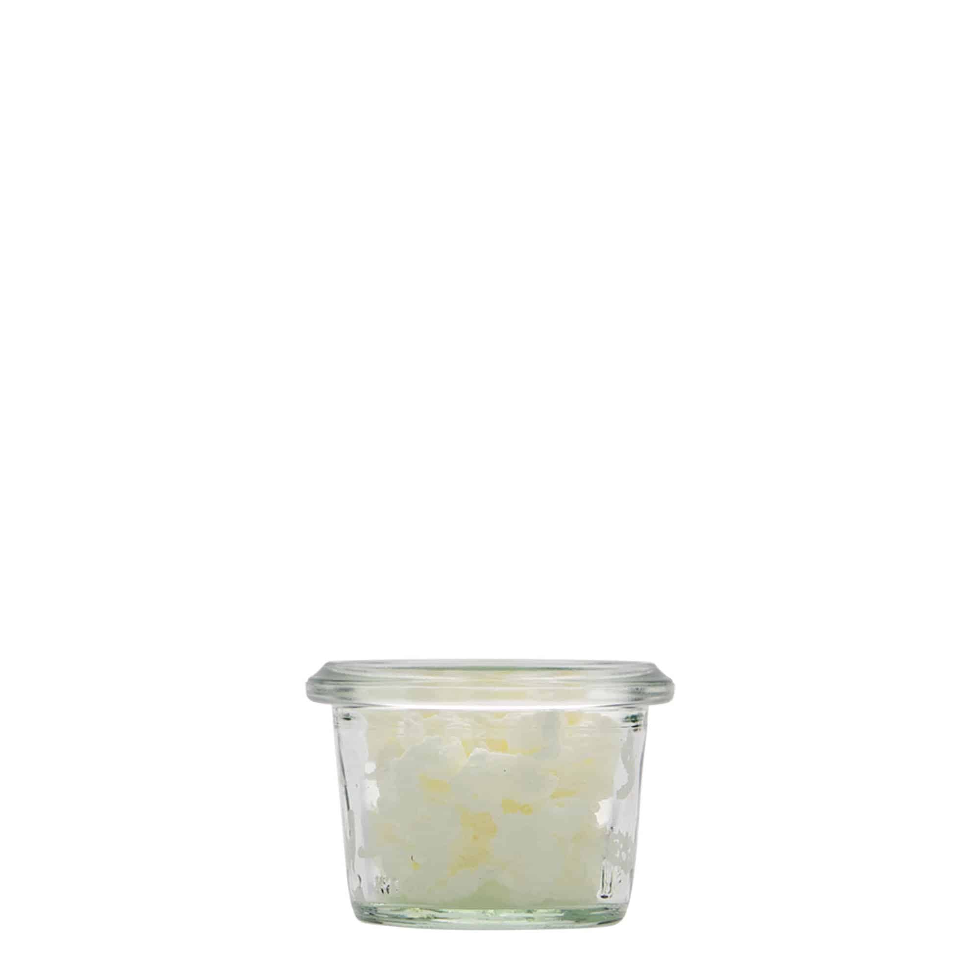 Tarro de vidrio cilíndrico WECK de 35 ml, boca: borde redondo