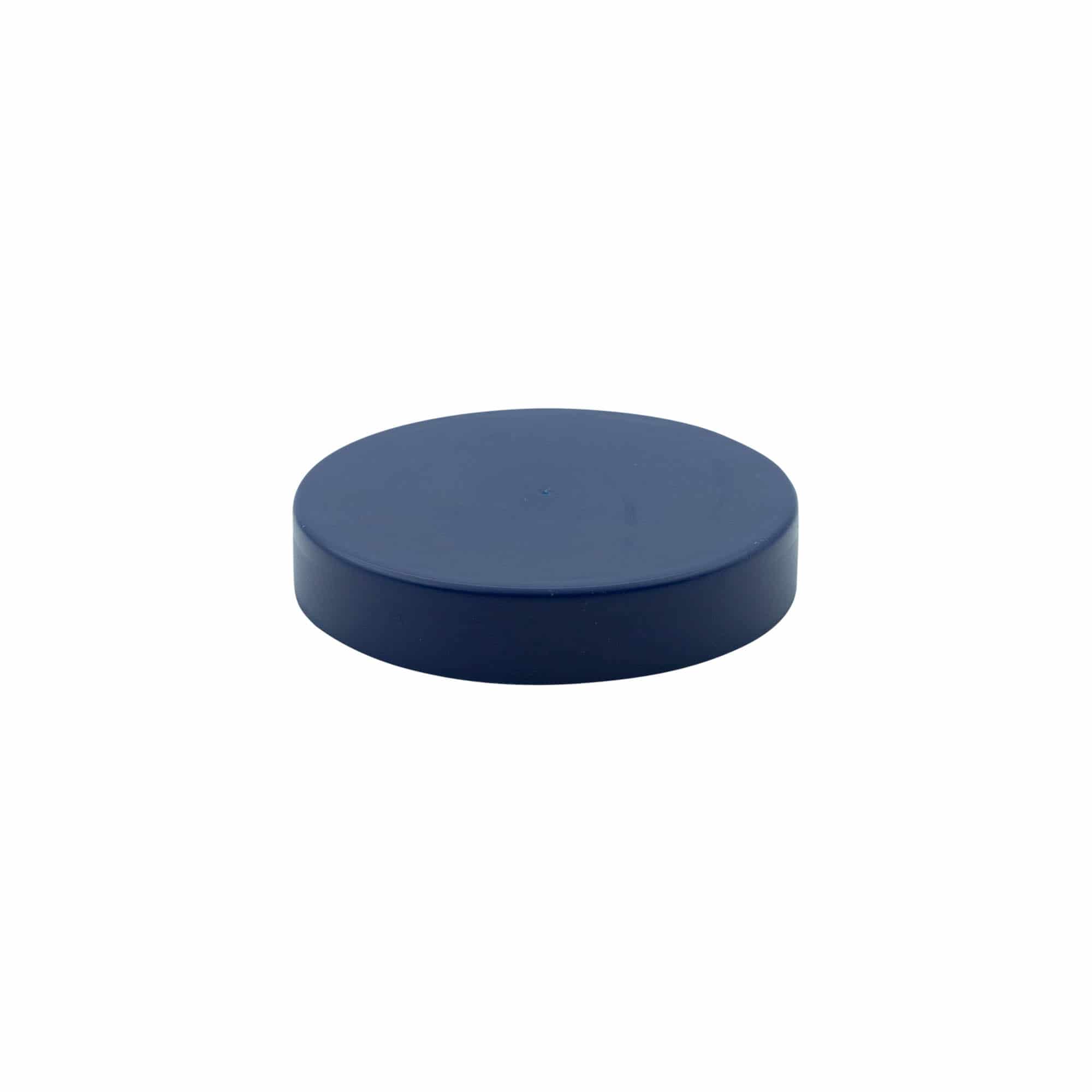 Tapa encajable para maceta cerámica estándar, plástico HDPE, azul