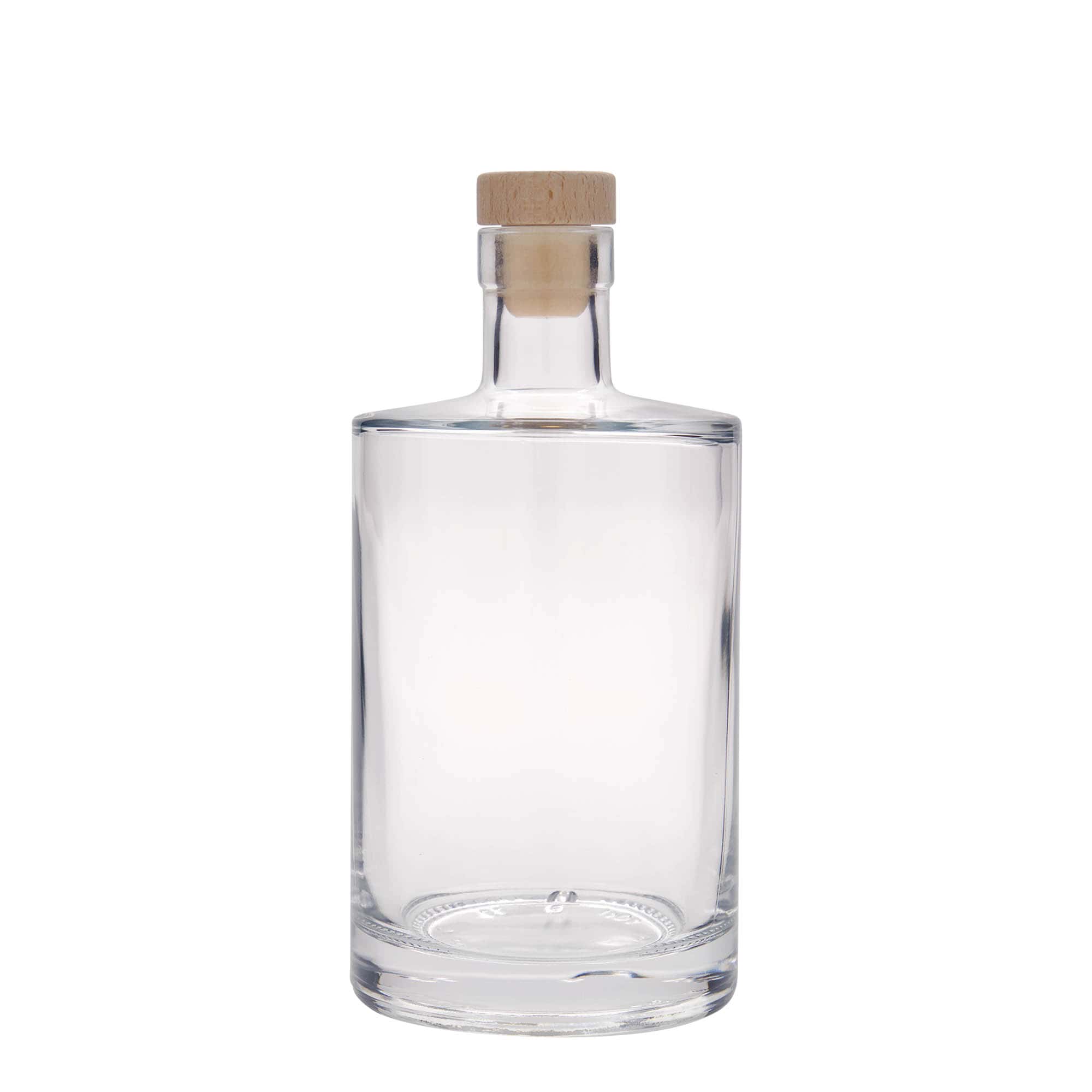 Botella de vidrio de 700 ml 'Aventura', boca: corcho