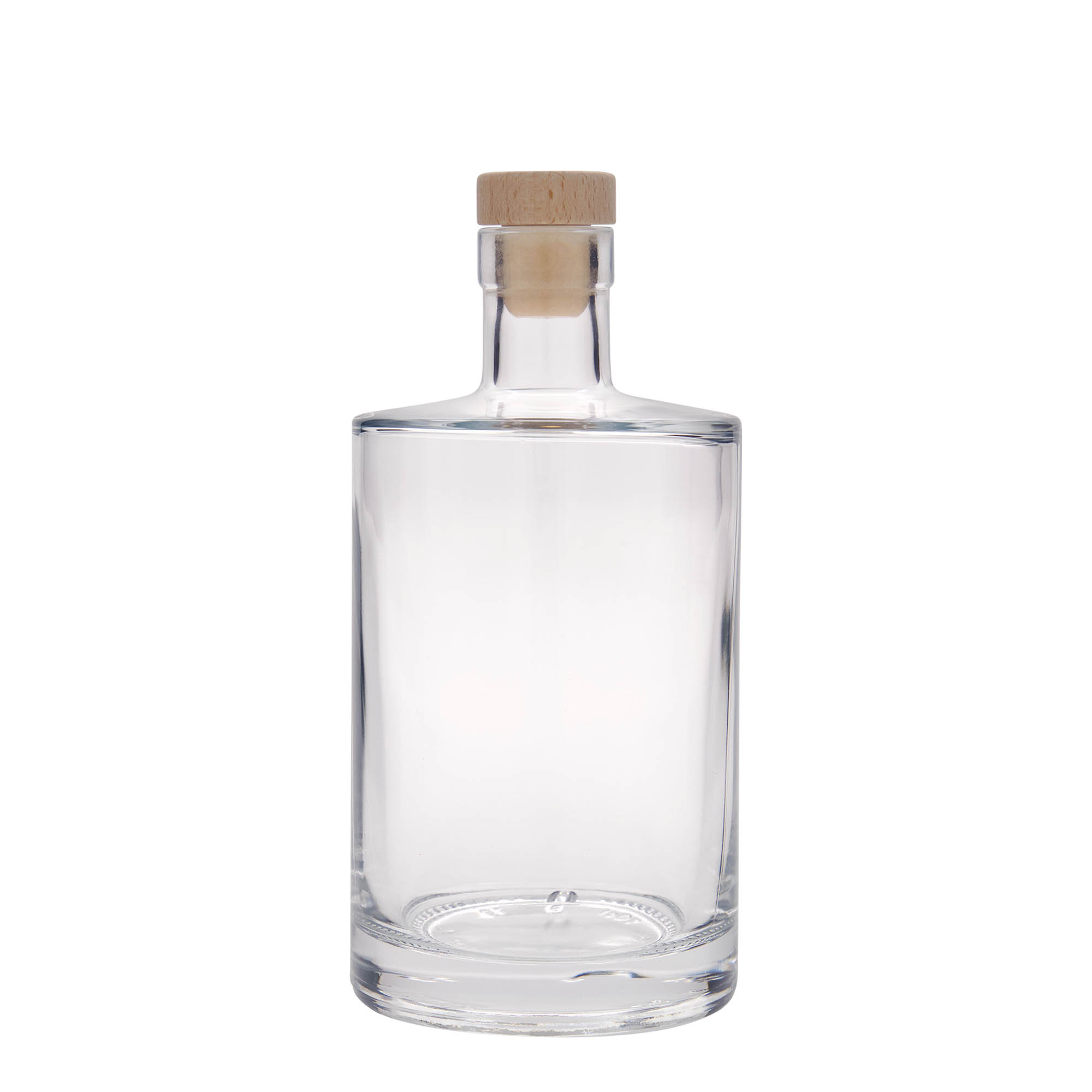 Botella de vidrio de 700 ml 'Aventura', boca: corcho