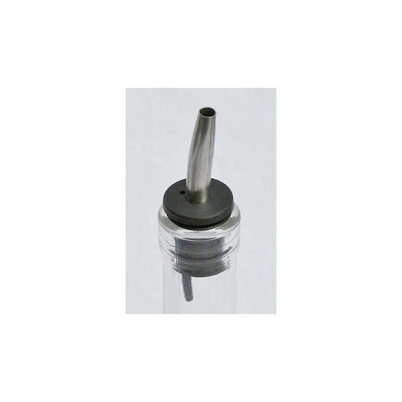 Vertedor Inox cónico, acero inoxidable, plateado