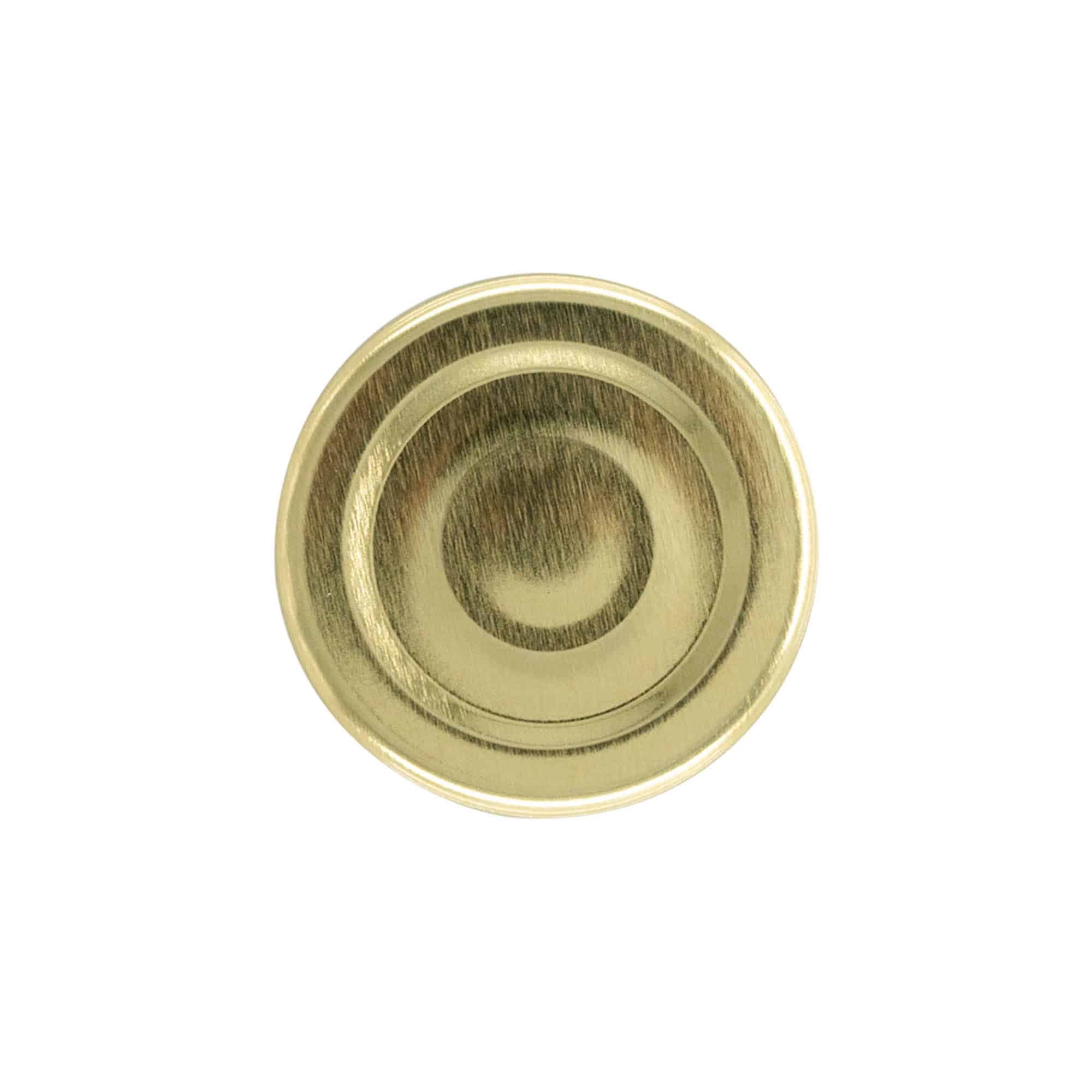 Tapa Twist-Off, hojalata, esterilizable, dorado, para boca: TO 43
