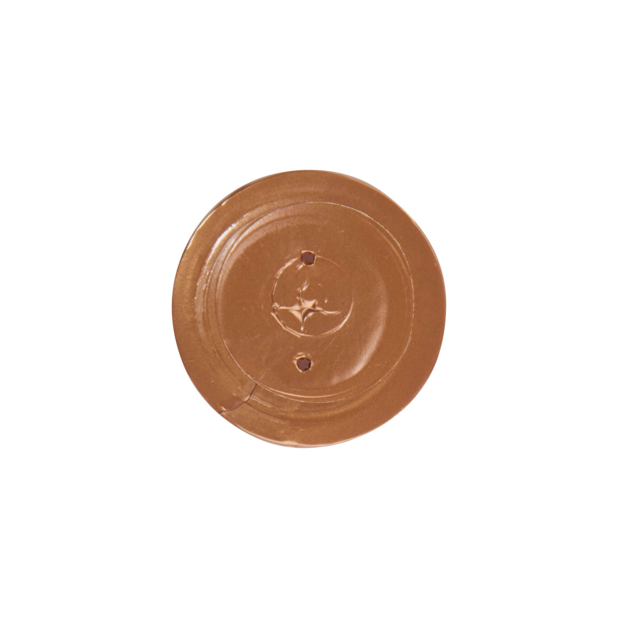 Capsula termorretráctil 32x41, plástico PVC, bronce Capsula termorretráctil 32x41, plástico PVC, bronce