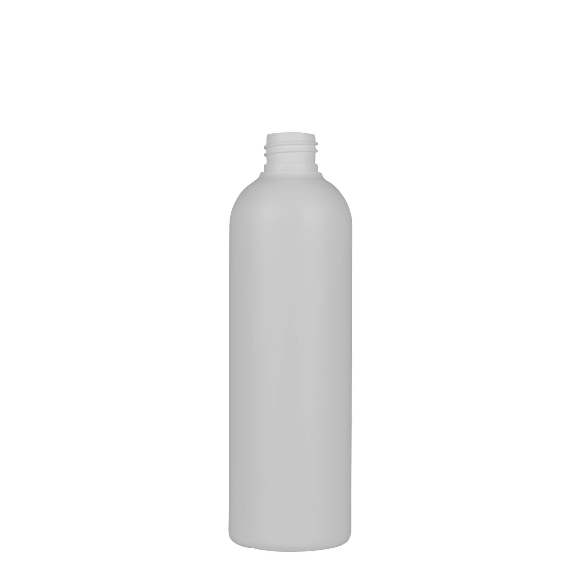Botella de plástico de 300 ml 'Tuffy', HDPE, blanca, boca: 24/410 Botella de plástico de 300 ml 'Tuffy', HDPE, blanca, boca: 24/410