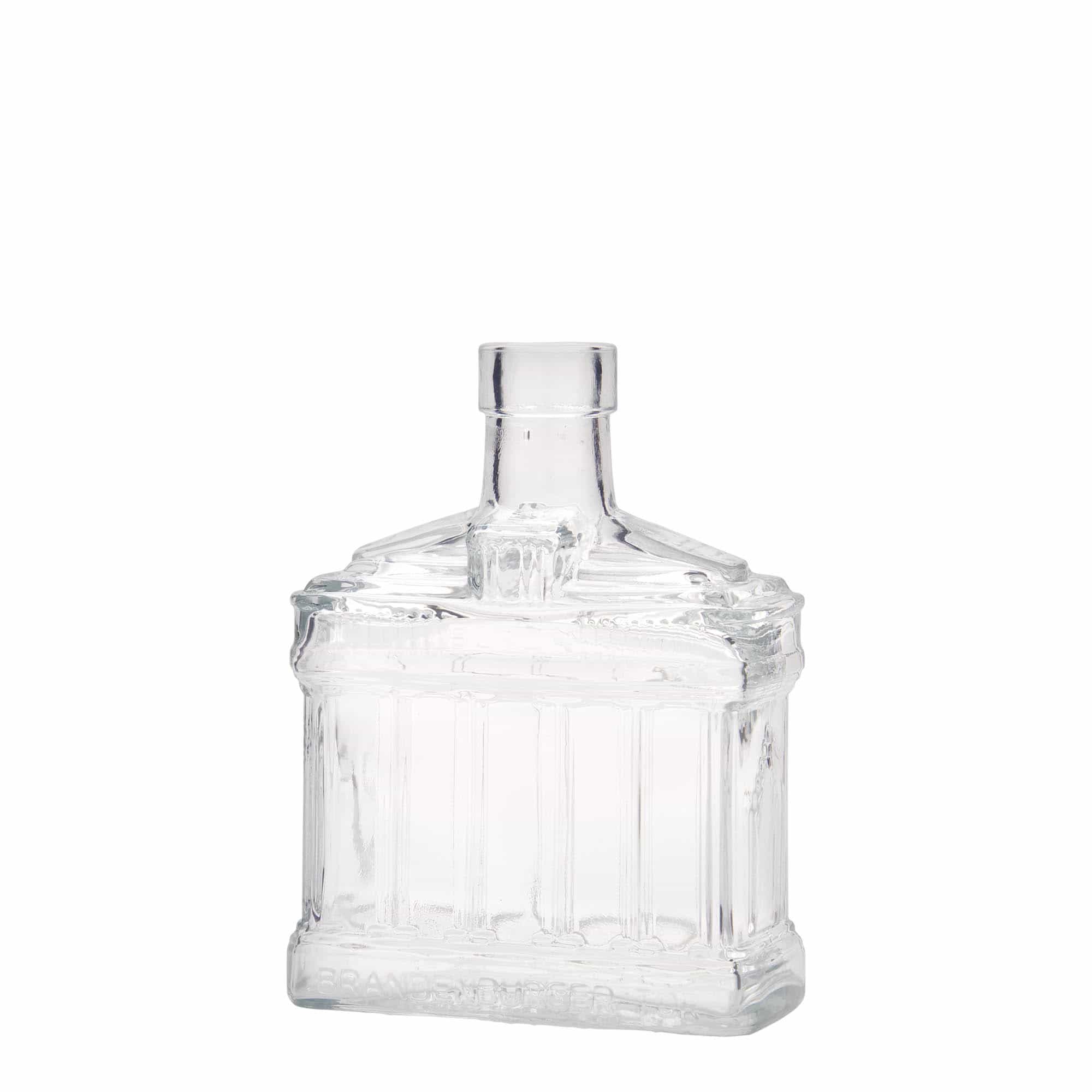 Botella de vidrio 'Puerta de Brandeburgo' de 200 ml, boca: corcho