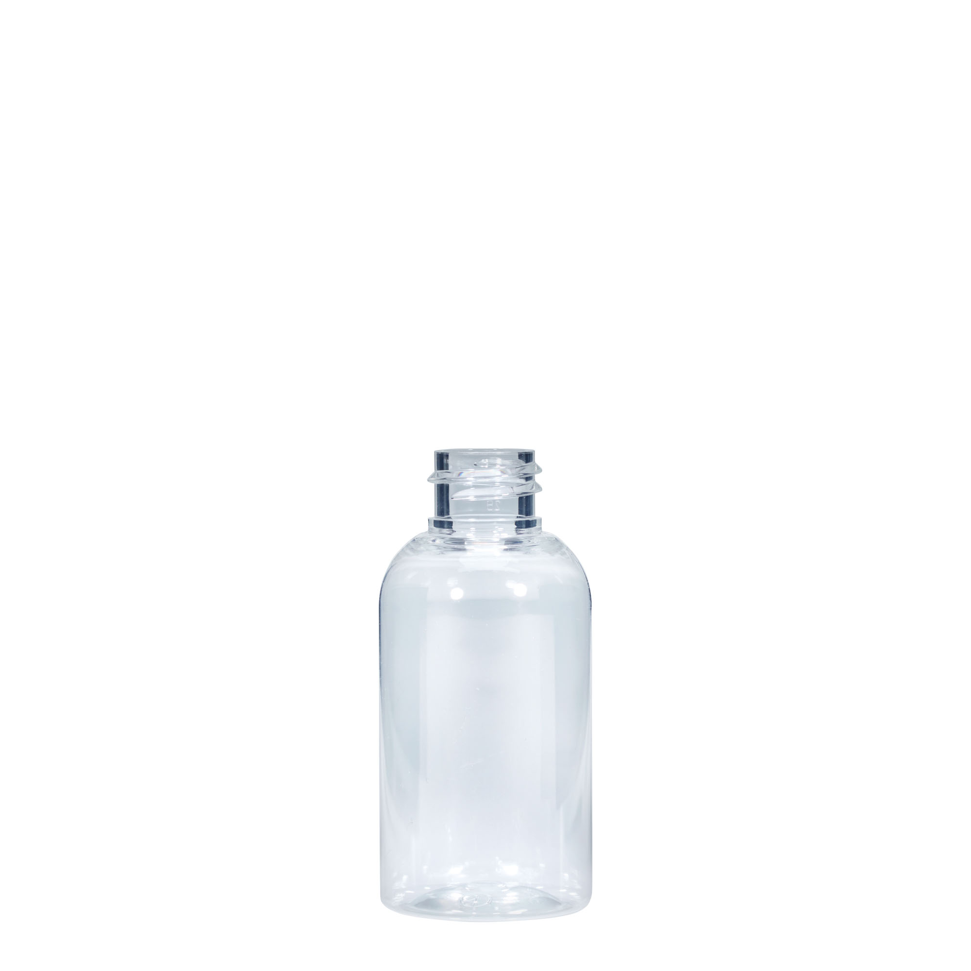 Botella PET de 50 ml 'Boston', plástico, boca: 20/410 Botella PET de 50 ml 'Boston', plástico, boca: 20/410