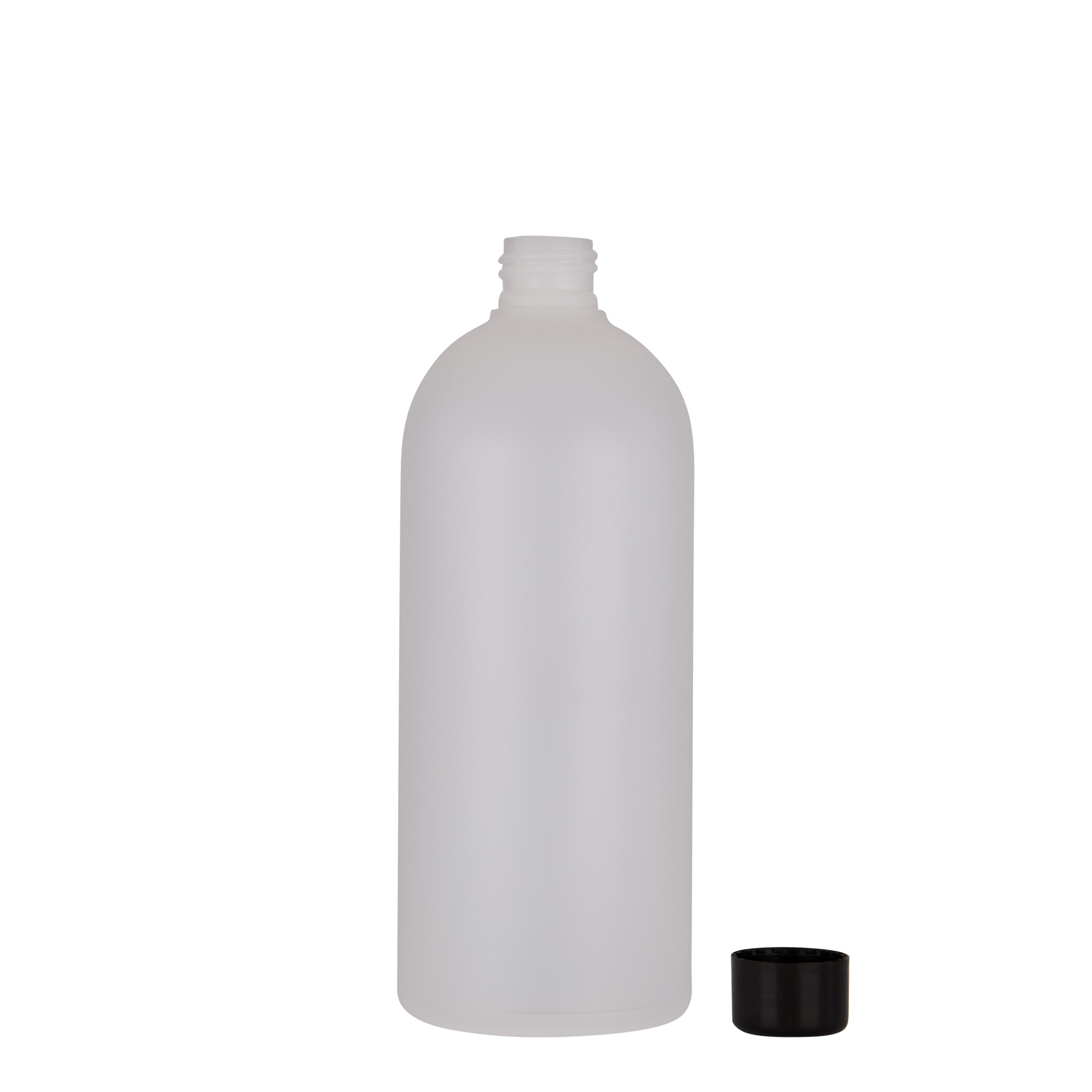 Botella de plástico de 500 ml «Tuffy», HDPE, natural, boca: 24/410