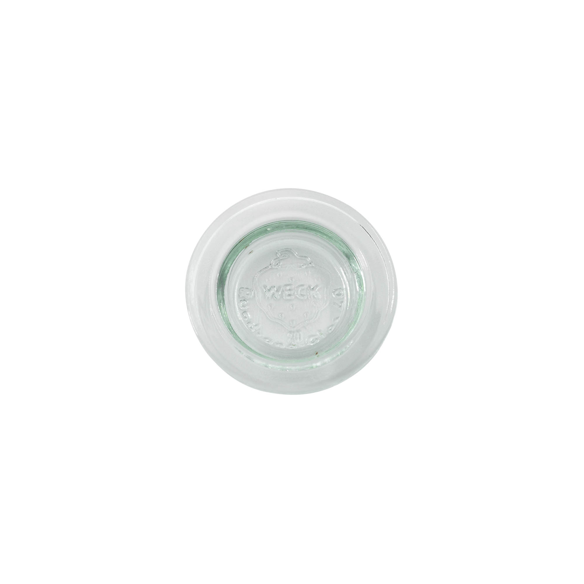 Tapa de vidrio WECK con borde redondo, para boca: RR40 Tapa de vidrio WECK con borde redondo, para boca: RR40