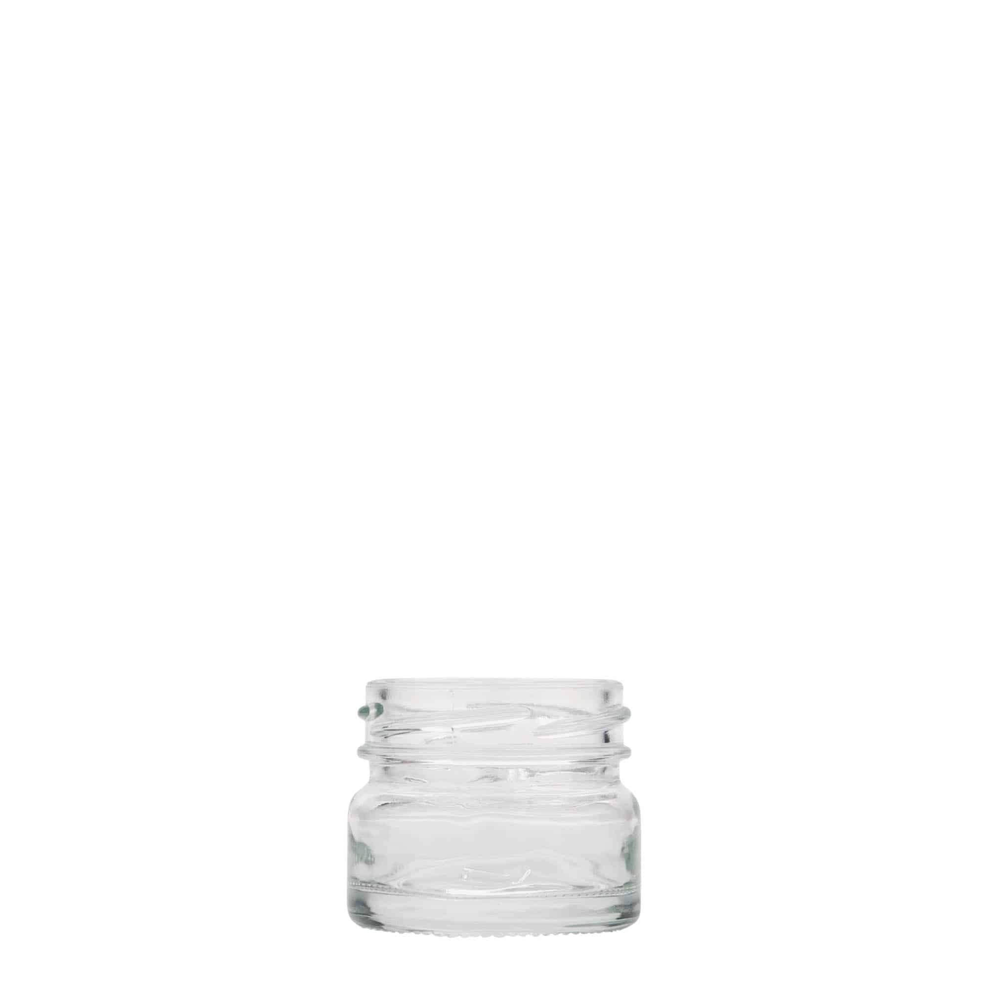 Tarro redondo plano de 30 ml, boca: Twist-Off (TO 43) Tarro redondo plano de 30 ml, boca: Twist-Off (TO 43)