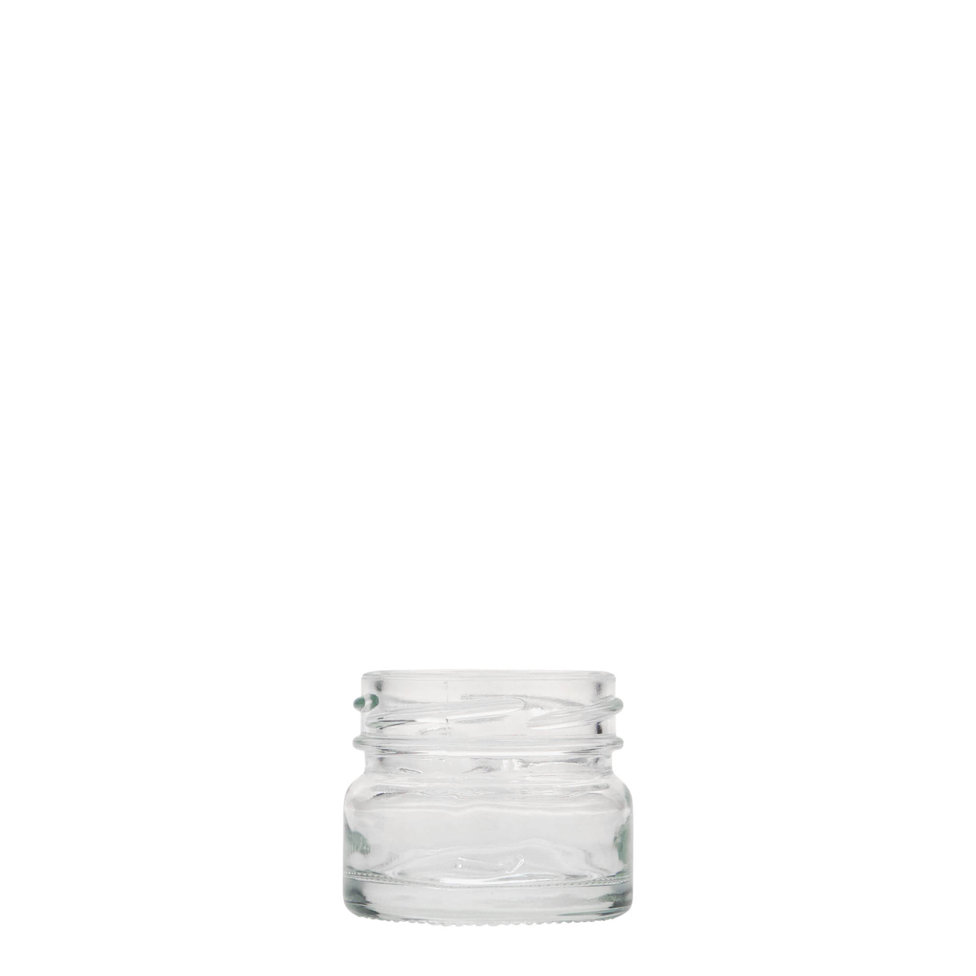 30 ml frasco redondo plano, boca: Twist-Off (TO 43) 30 ml frasco redondo plano, boca: Twist-Off (TO 43)