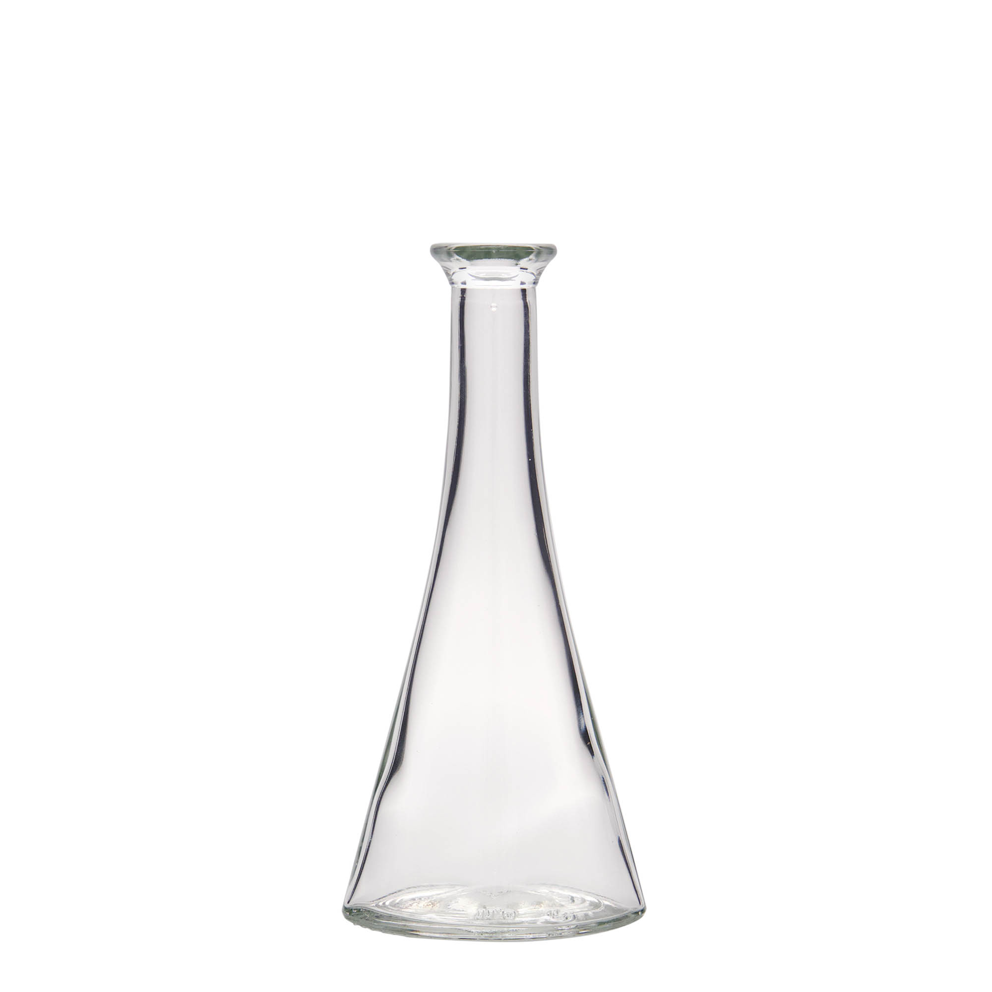 Botella de vidrio de 100 ml 'Veronica', semiredonda, boca: corcho Botella de vidrio de 100 ml 'Veronica', semiredonda, boca: corcho
