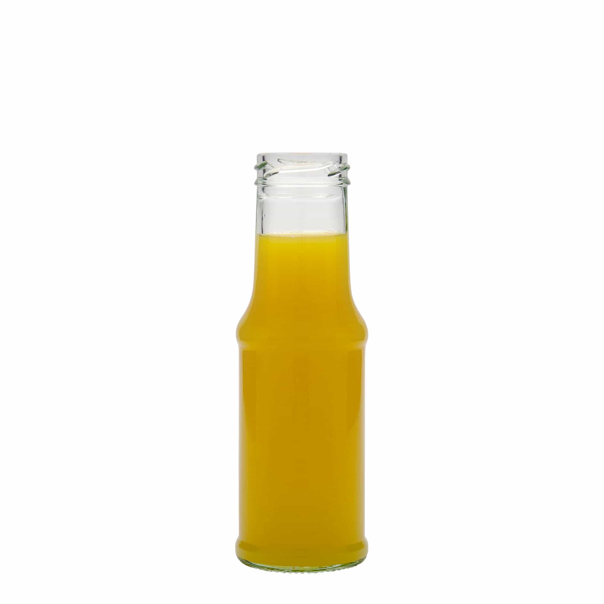 Botella para salsa de 200 ml, vidrio, boca: Twist-Off (TO 43)