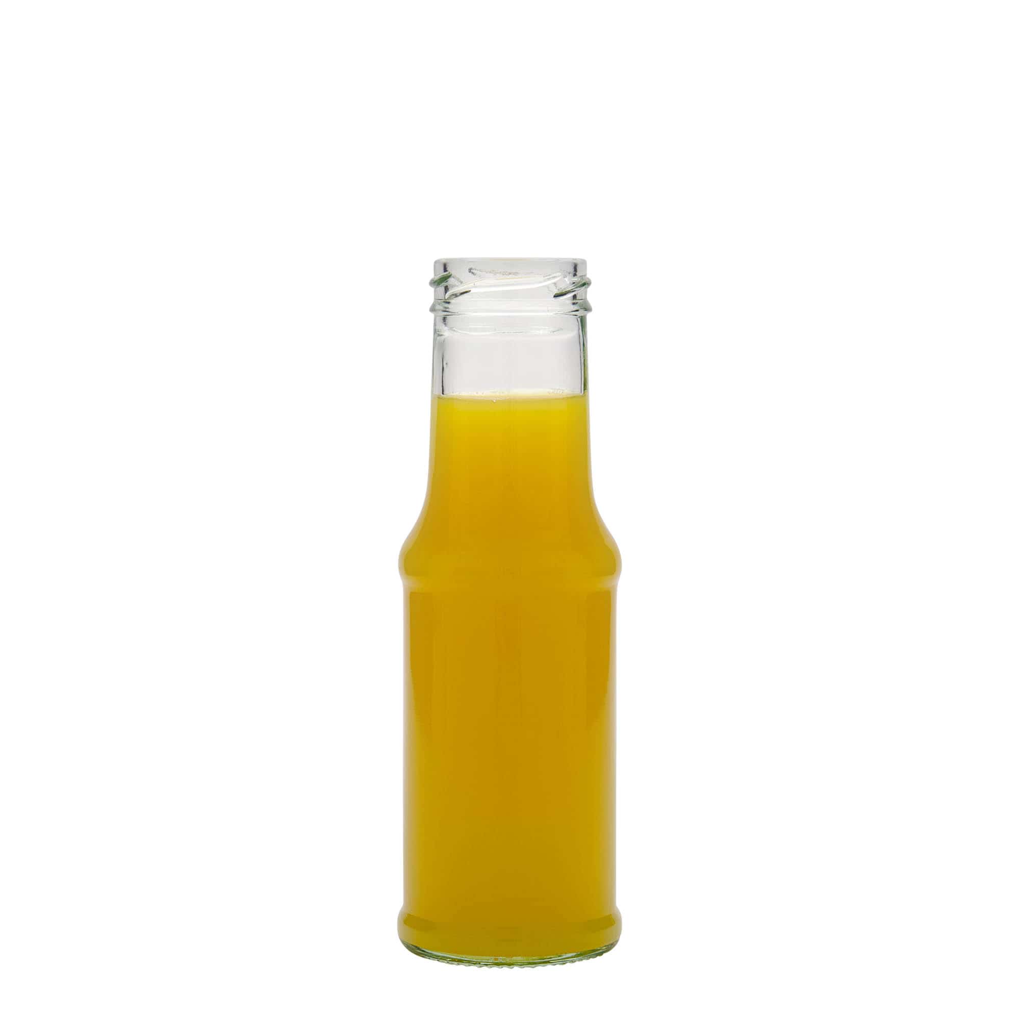 Botella para salsa de 200 ml, vidrio, boca: Twist-Off (TO 43) Botella para salsa de 200 ml, vidrio, boca: Twist-Off (TO 43)
