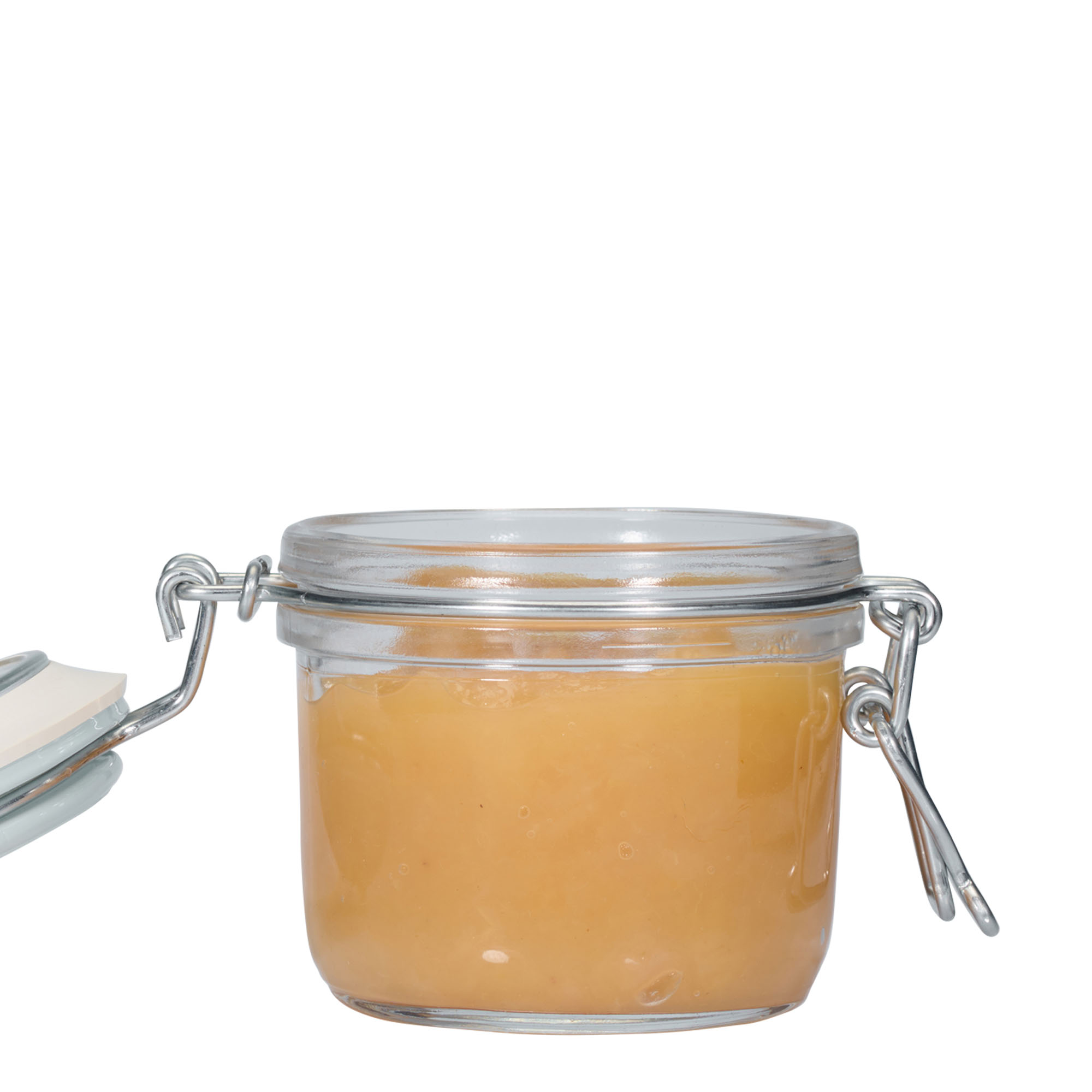 Tarro de vidrio con cierre de alambre 'Fido' de 200 ml, azul, boca: cierre de alambre