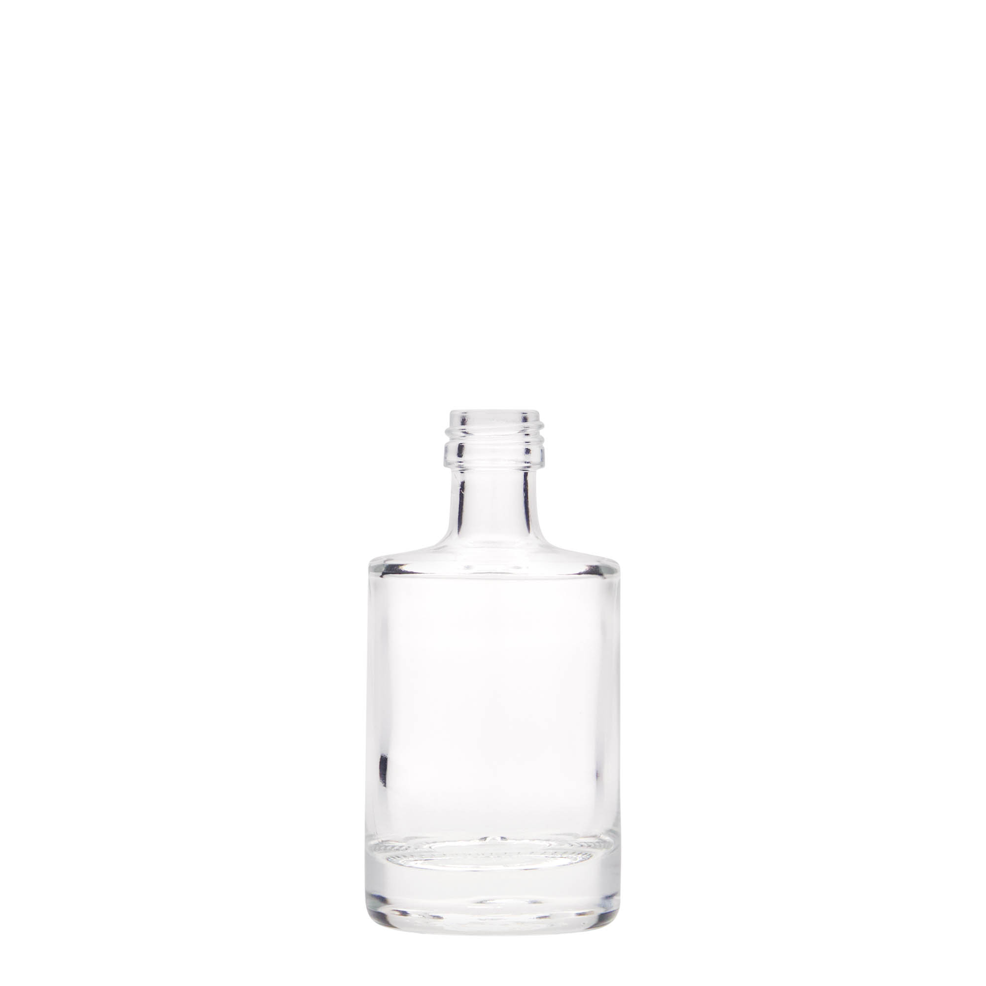 Botella de vidrio de 50 ml 'Aventura', boca: PP 18 Botella de vidrio de 50 ml 'Aventura', boca: PP 18