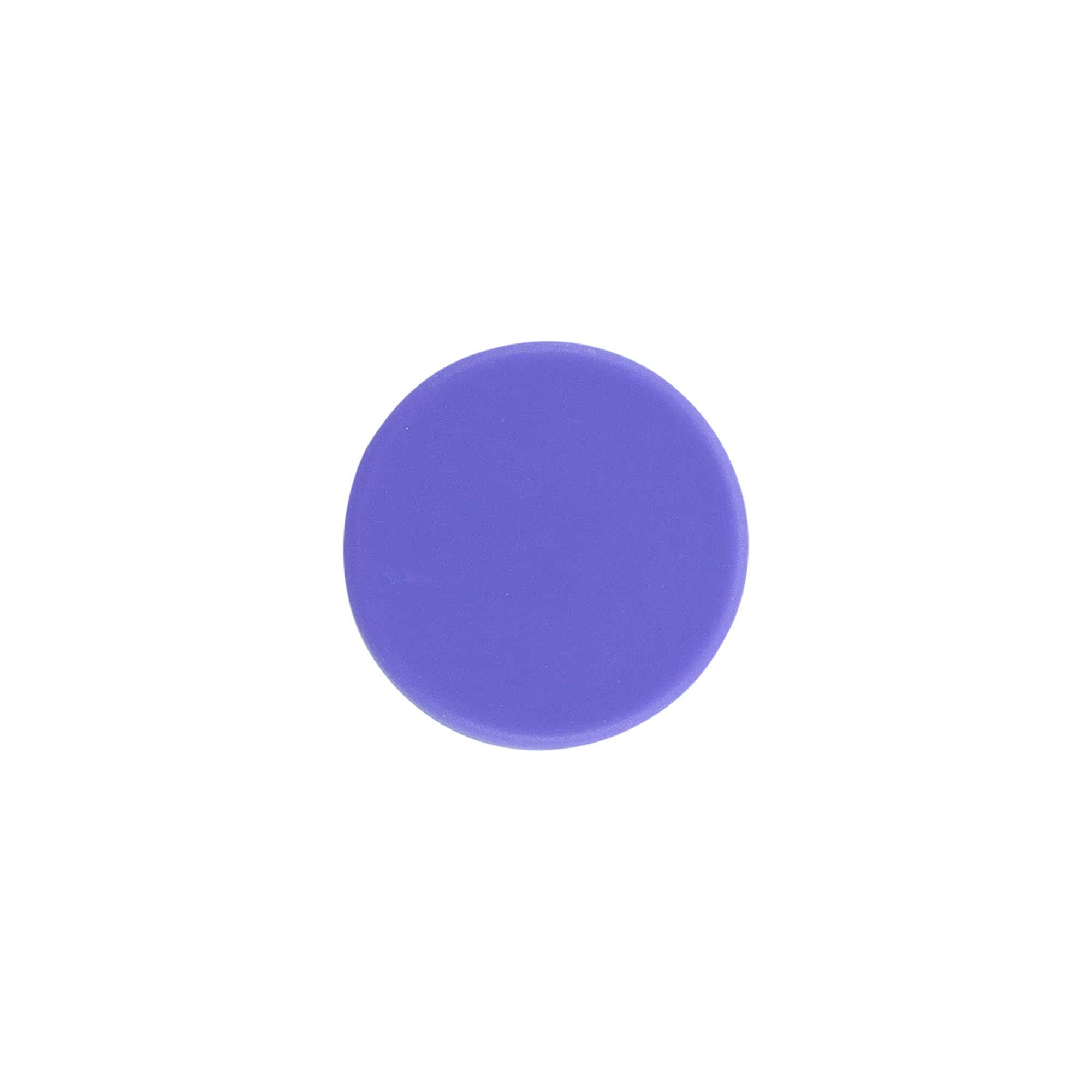 Tapa roscada, plástico ABS, violeta, para boca: GPI 28/400