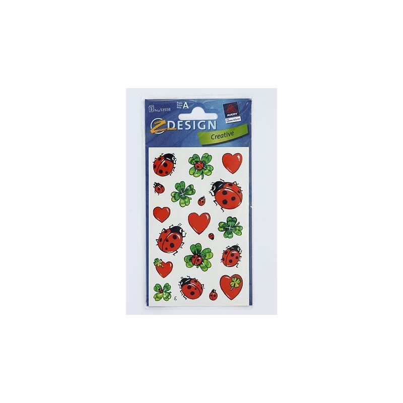 Pegatinas Zweckform 'Amuleto de la suerte', papel, multicolor
