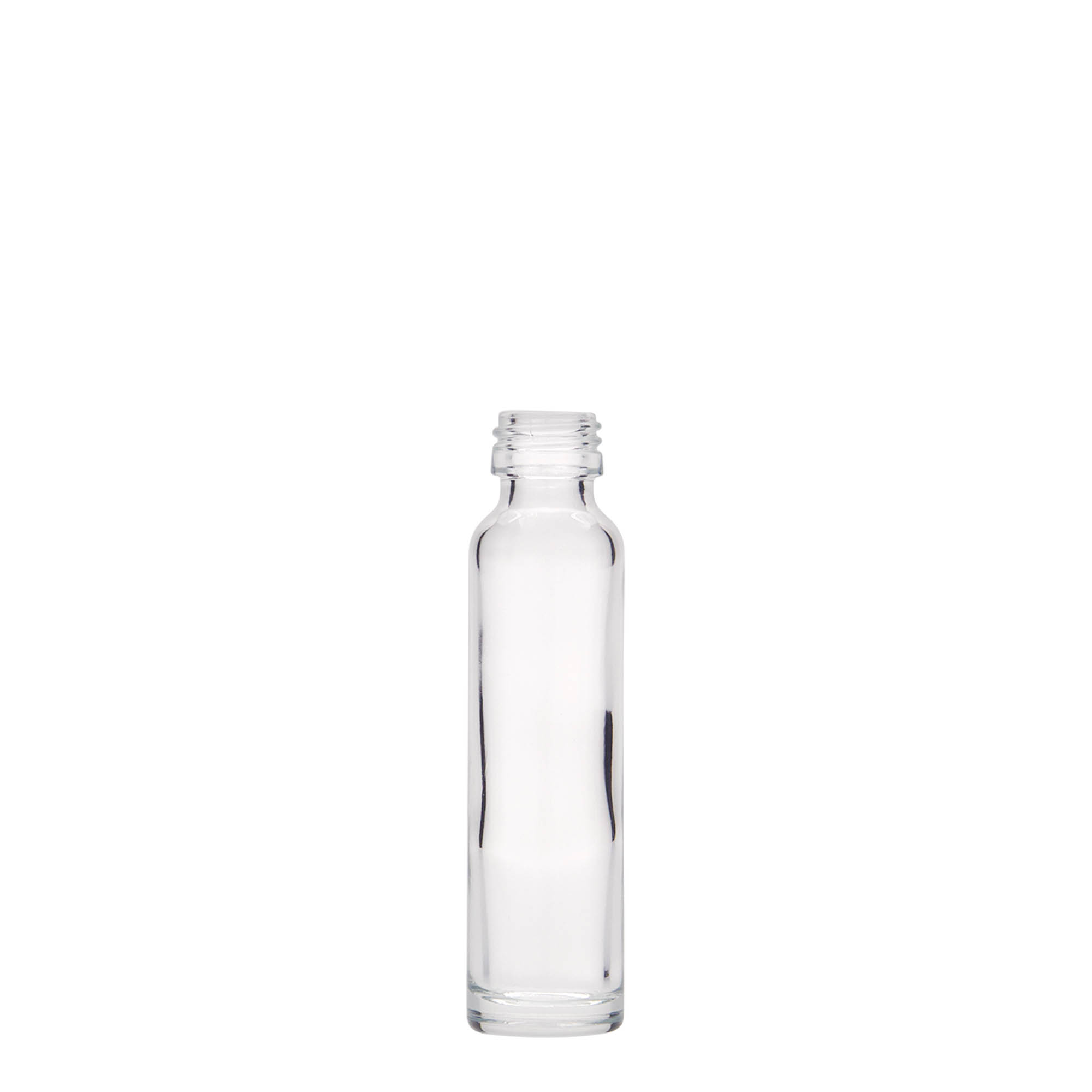Botella de jarra de 20 ml, vidrio, boca: PP 18
