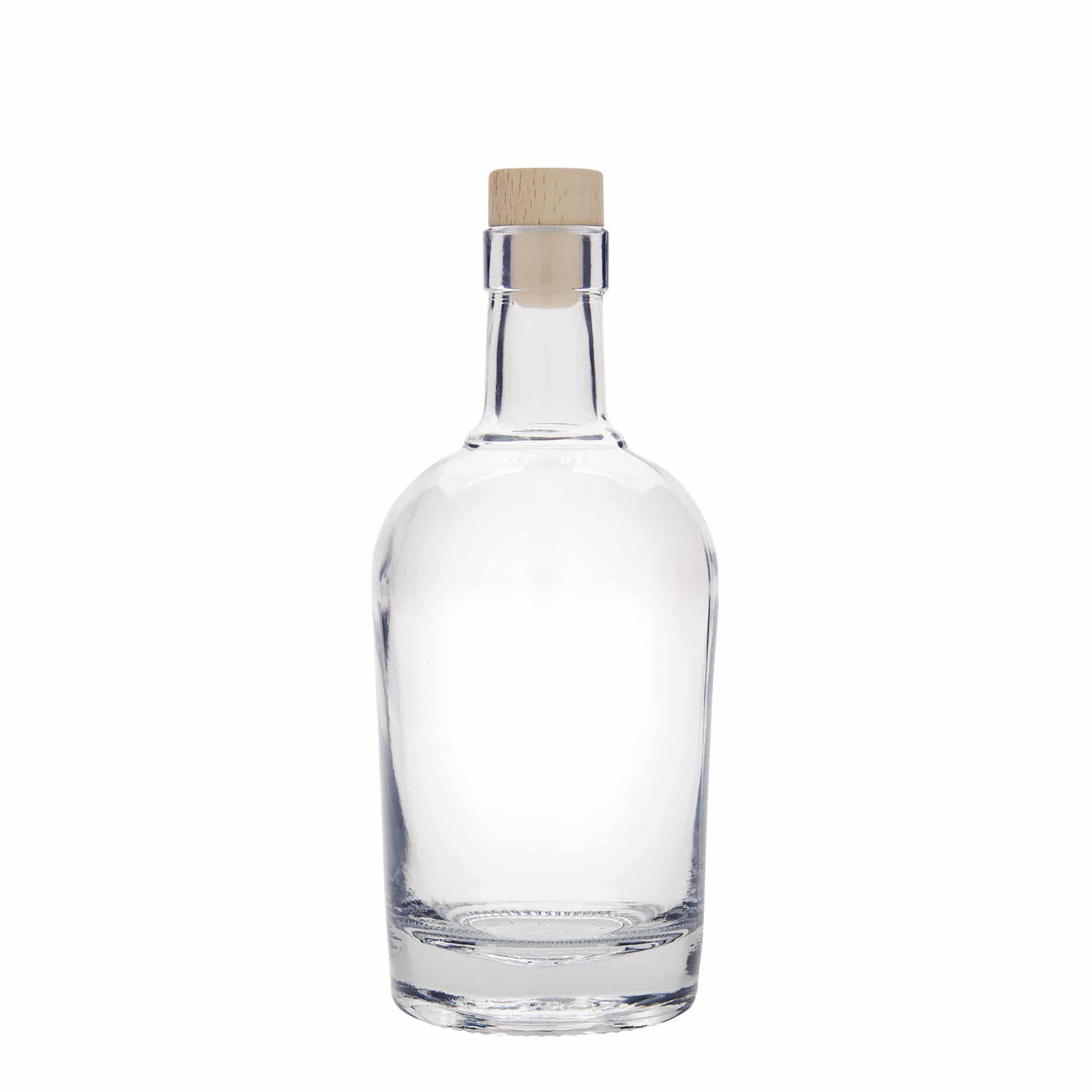 Botella de vidrio 'Amarillo' de 500 ml, boca: corcho