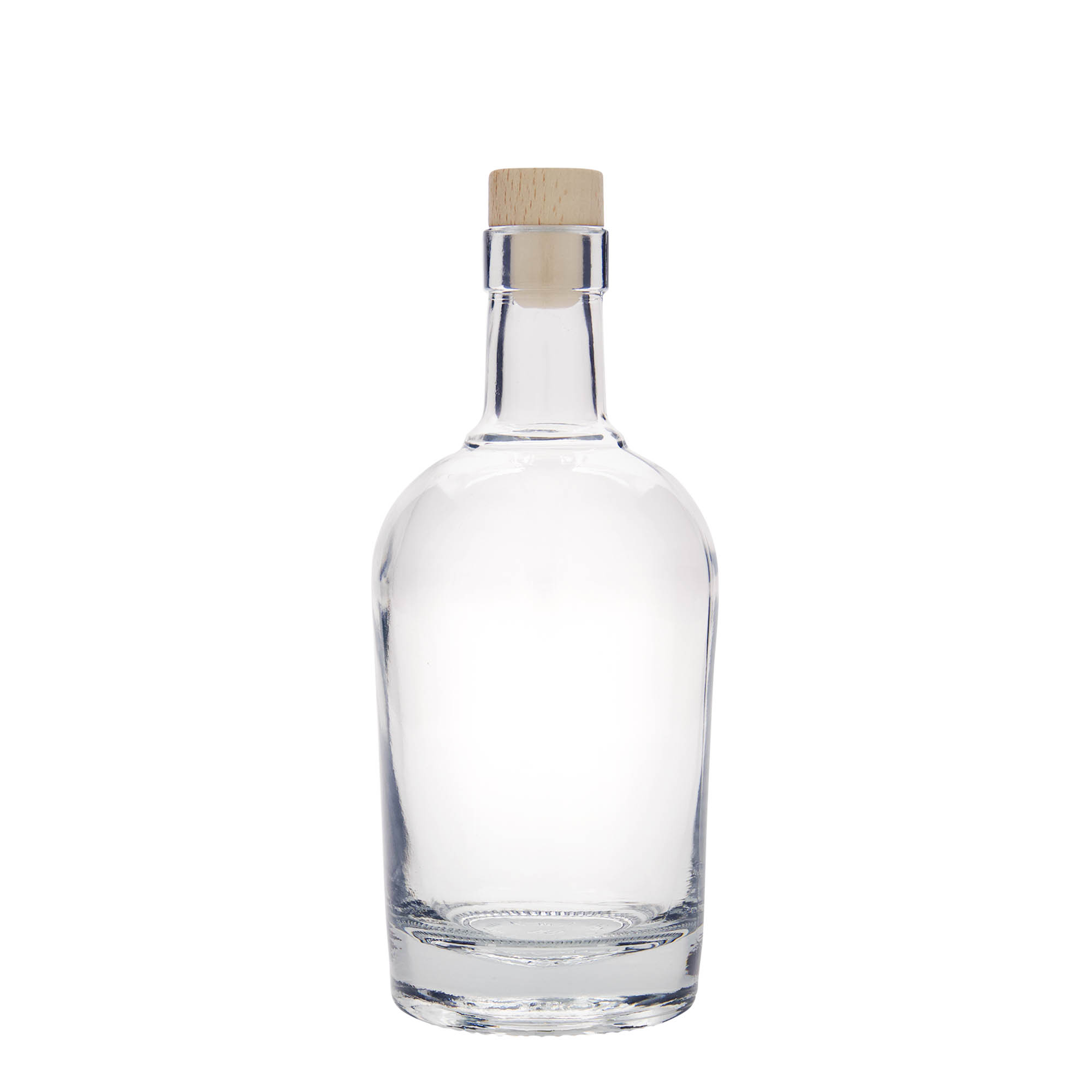 Botella de vidrio de 500 ml 'Amarillo', boca: corcho