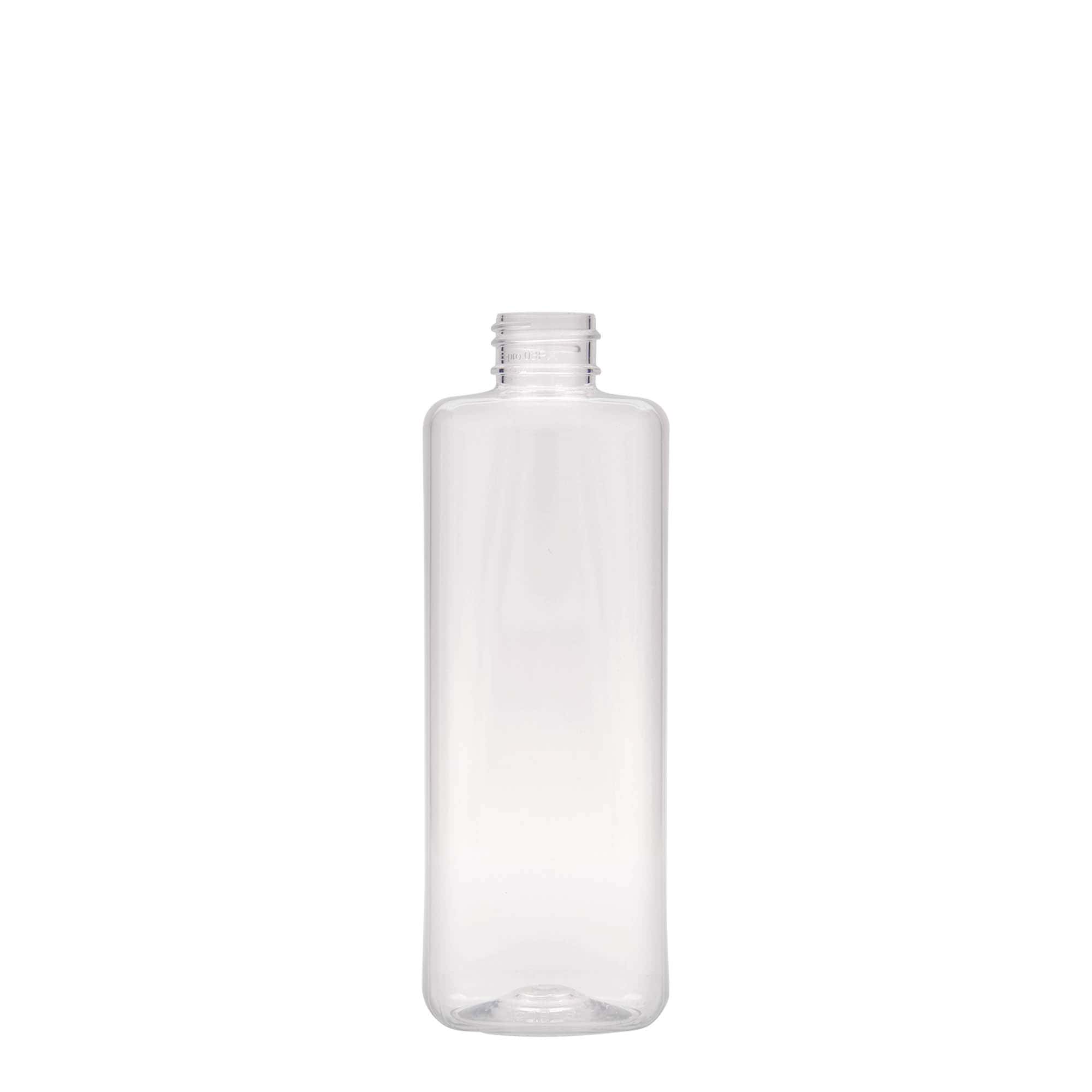 Botella PET de 300 ml 'Karl', cuadrada, plástico, boca: 24/410 Botella PET de 300 ml 'Karl', cuadrada, plástico, boca: 24/410