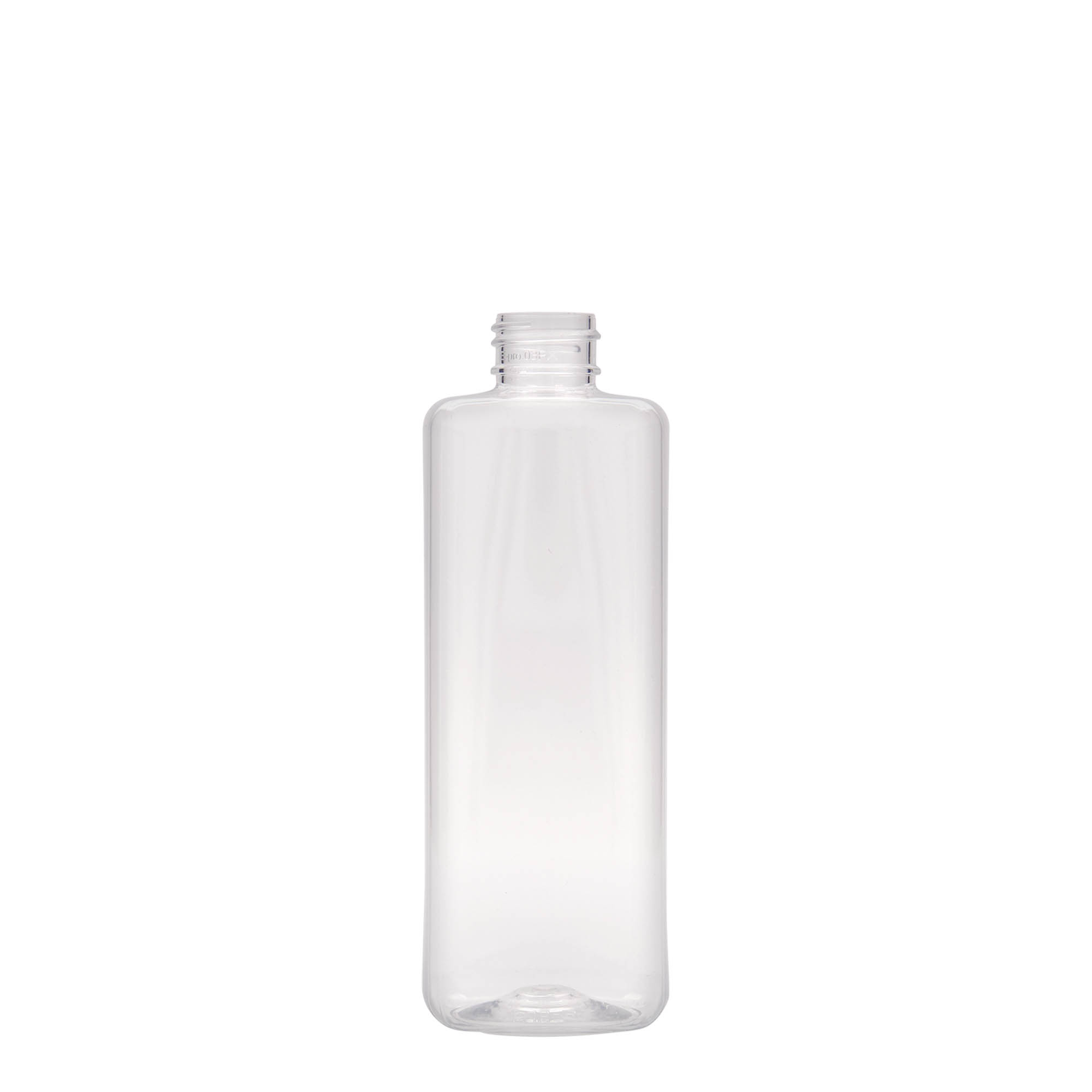Botella PET de 300 ml 'Karl', cuadrada, plástico, boca: 24/410