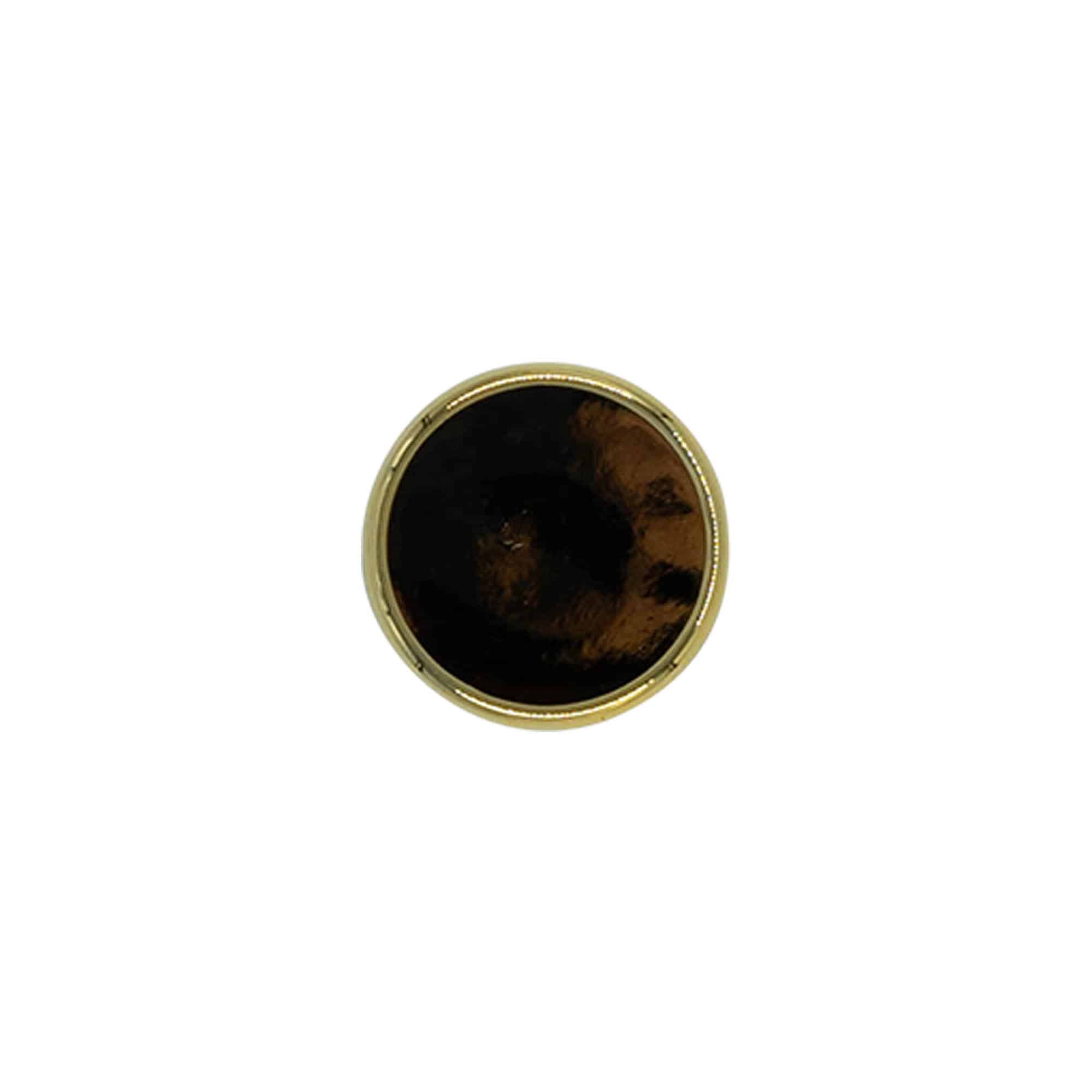 Tapón de corcho con asa 19 mm, plástico, dorado, para boca: corcho