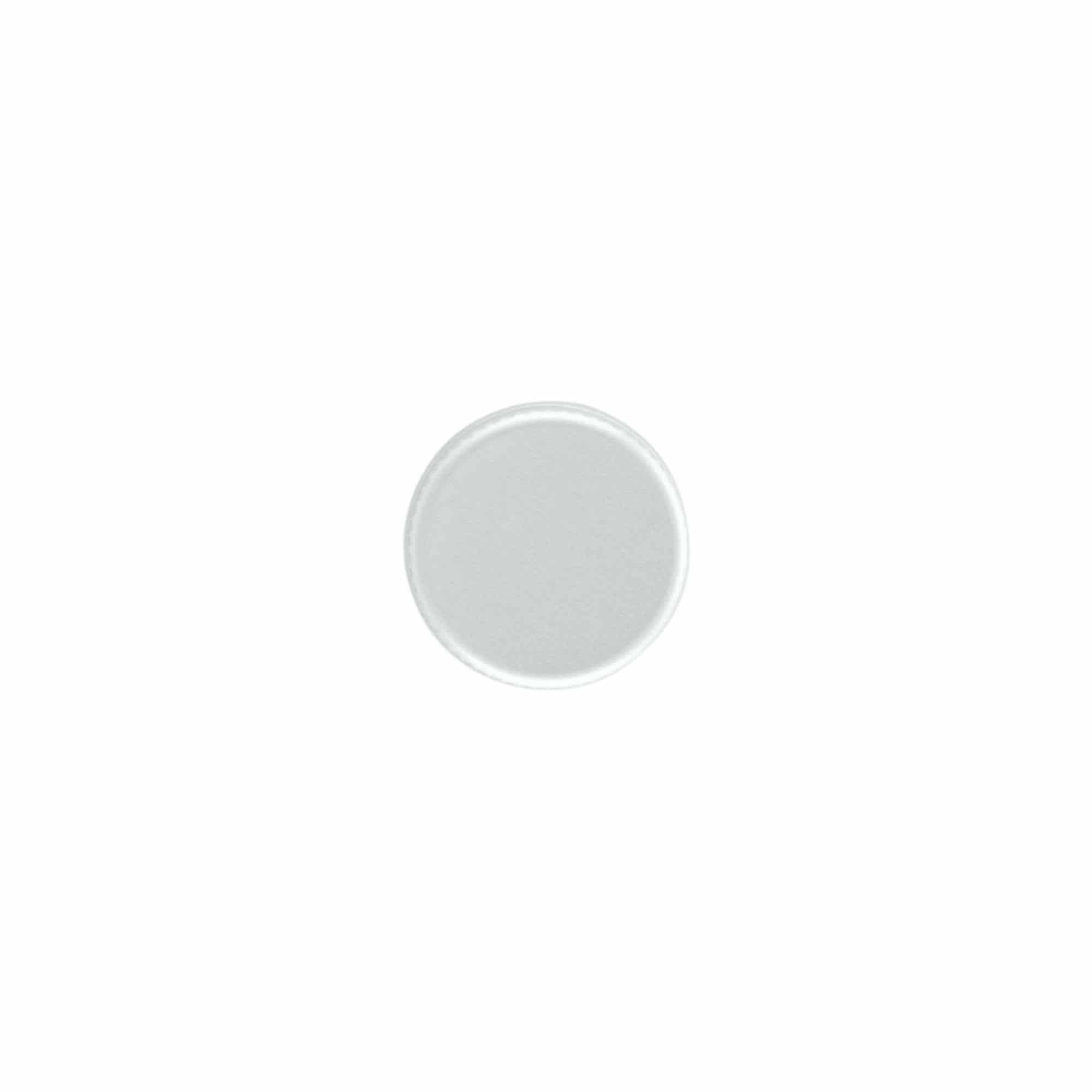 Tapa de rosca, metal, plateado, para boquilla: PP 22