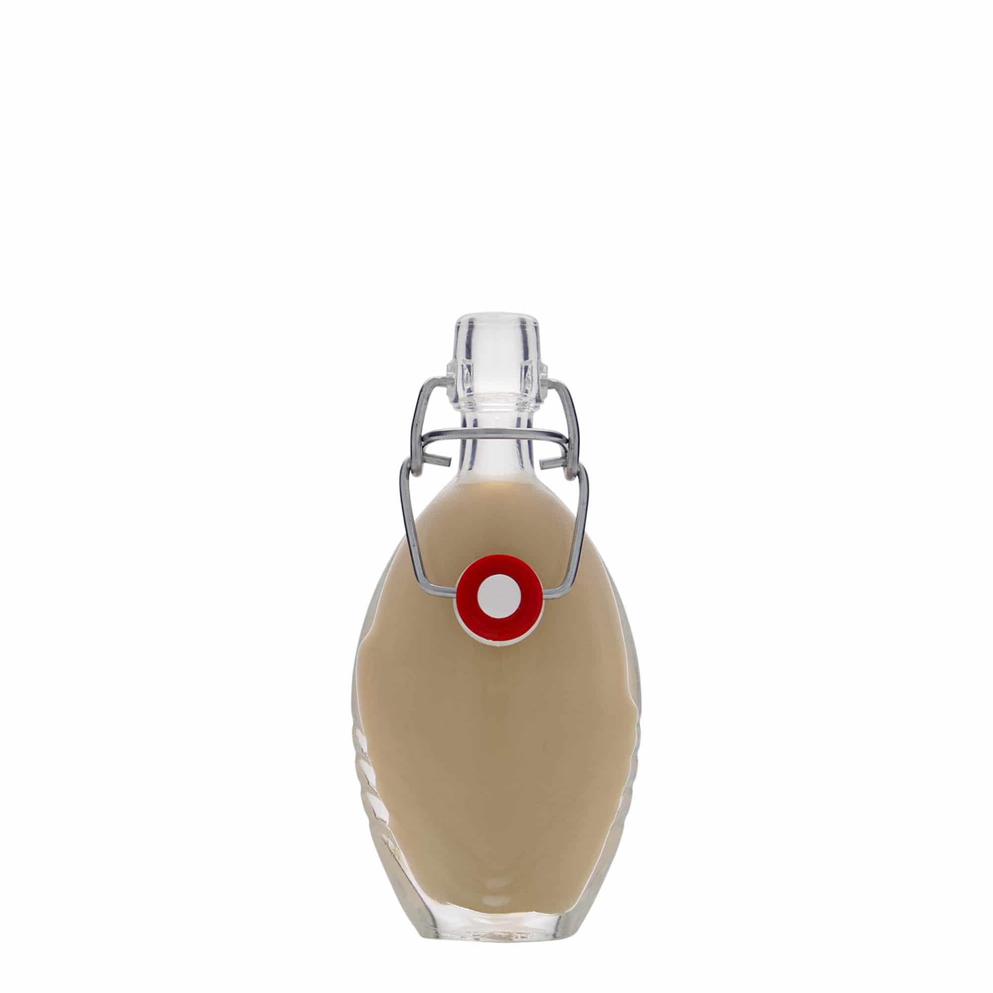 Botella de vidrio 'Florence' de 40 ml, ovalada, boca: tapón mecánico