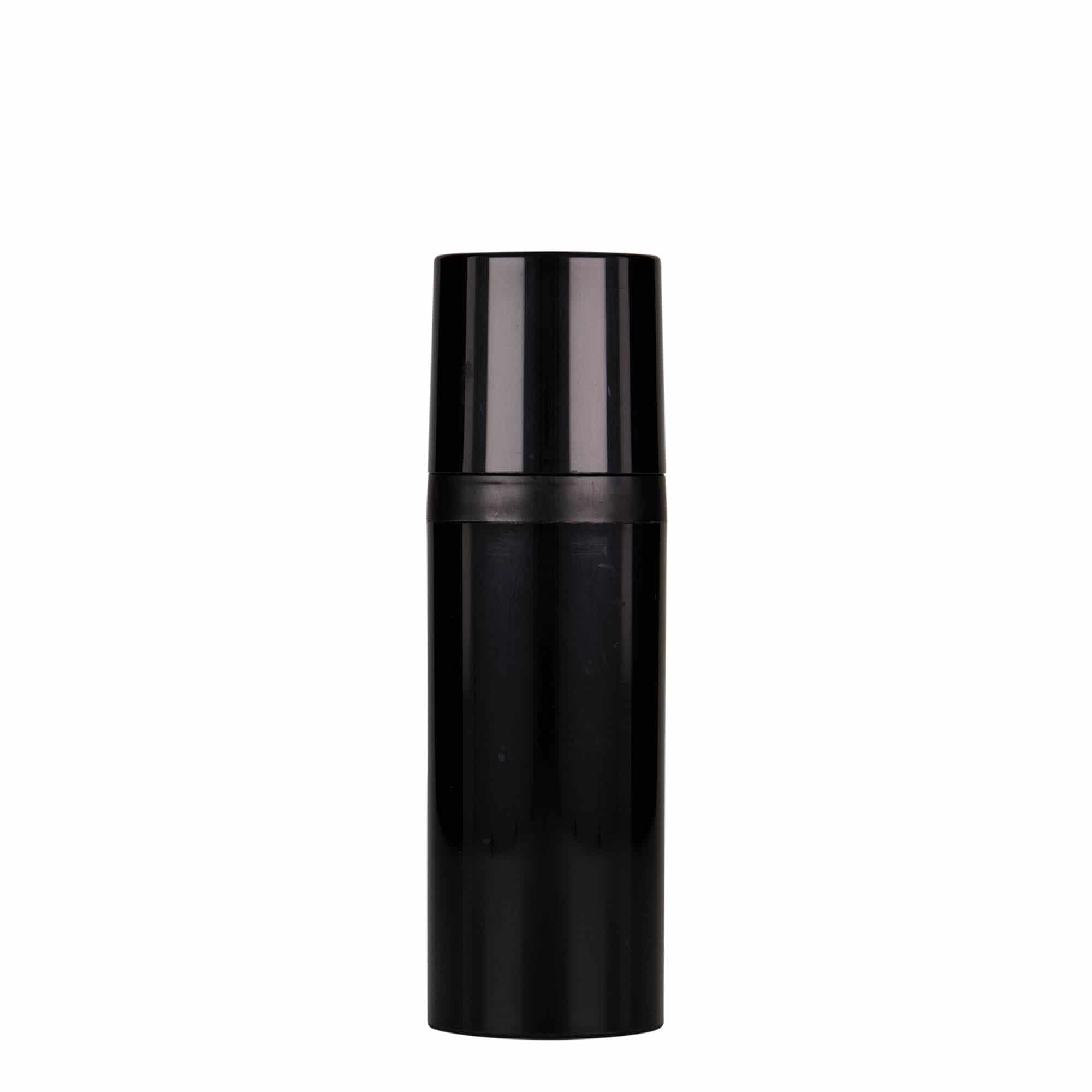 Dispensador Airless 'Mezzo' de 50 ml, plástico de PP, negro