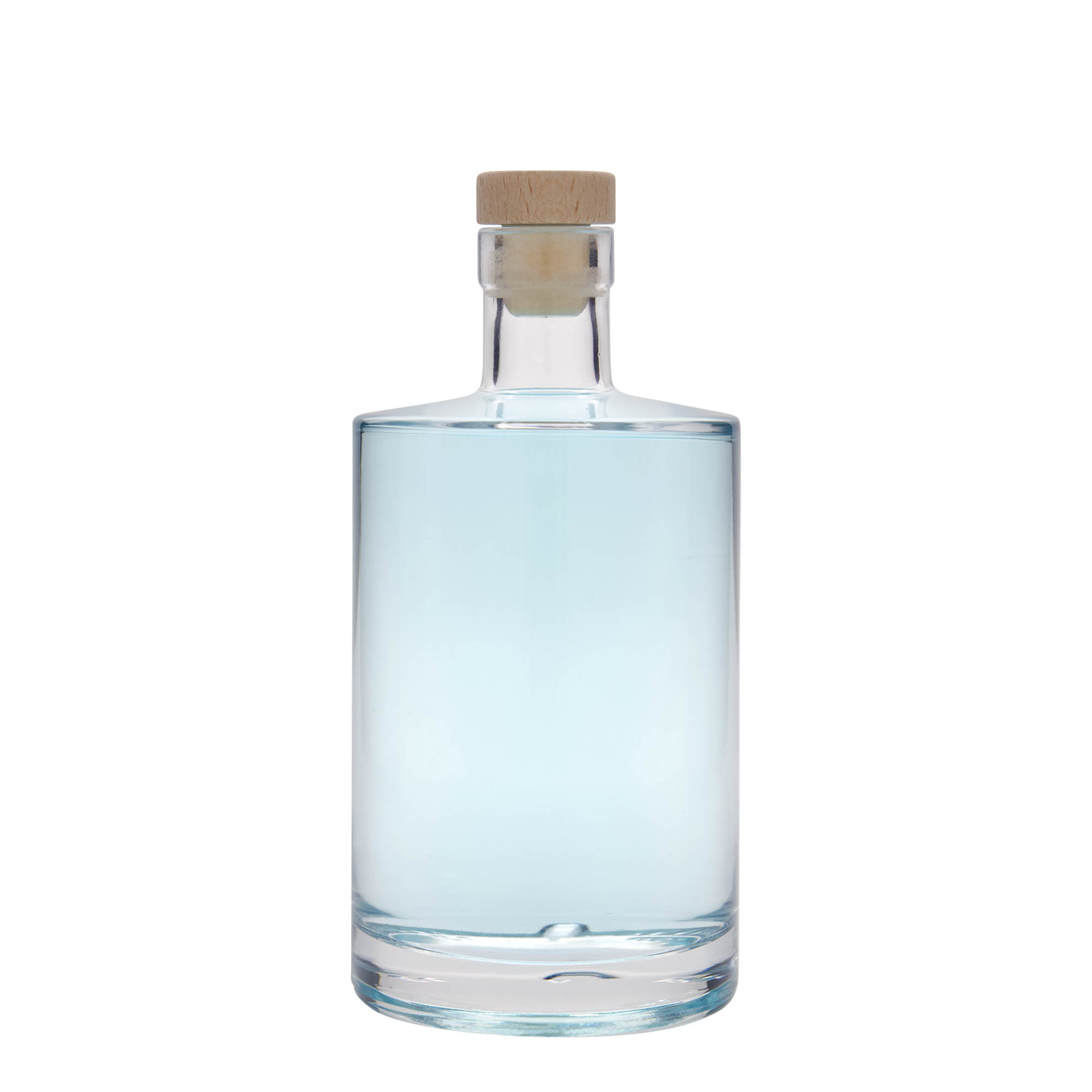 Botella de vidrio de 700 ml 'Aventura', boca: corcho