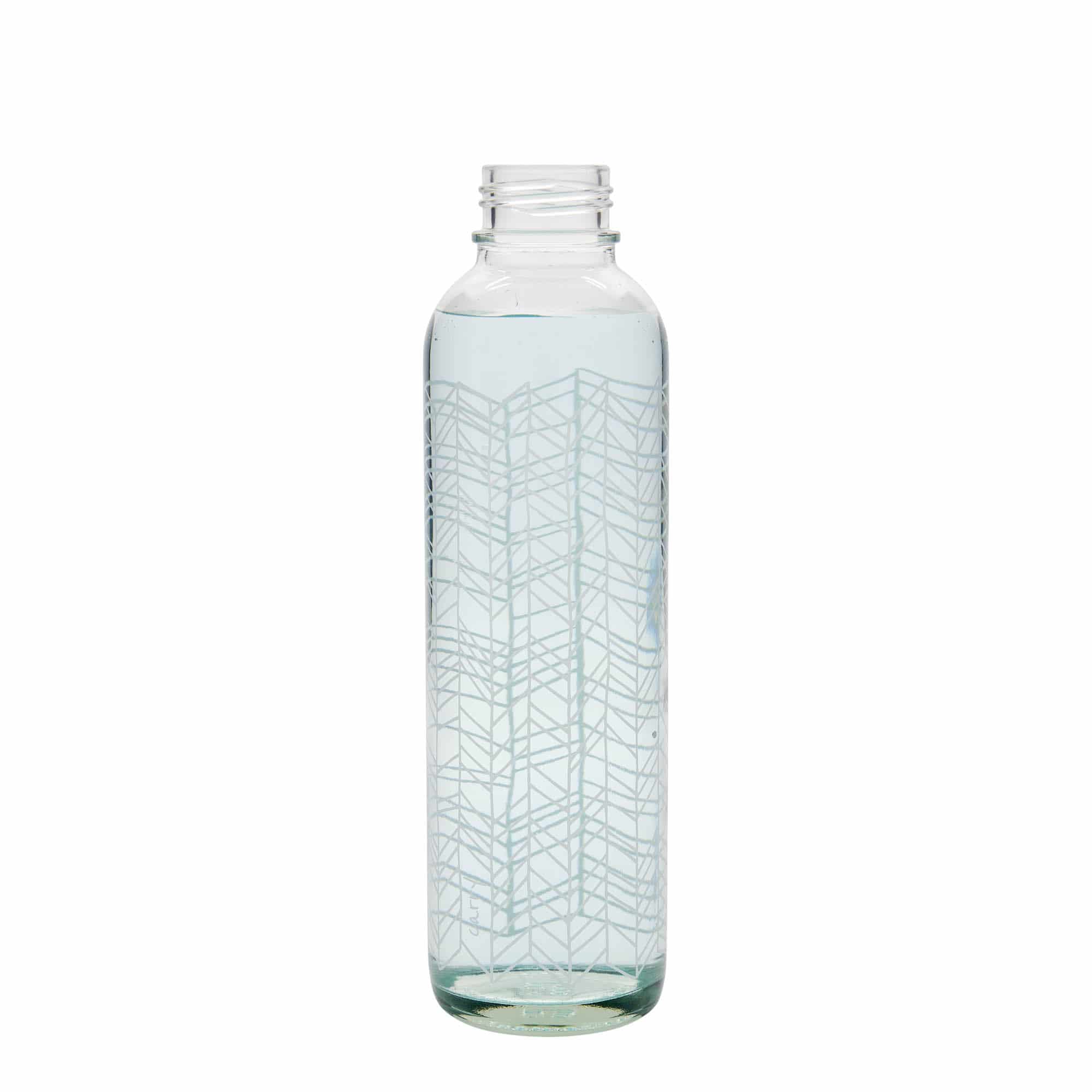 Botella para beber de 700 ml CARRY Bottle 'Structure of Life', boca: cierre de rosca