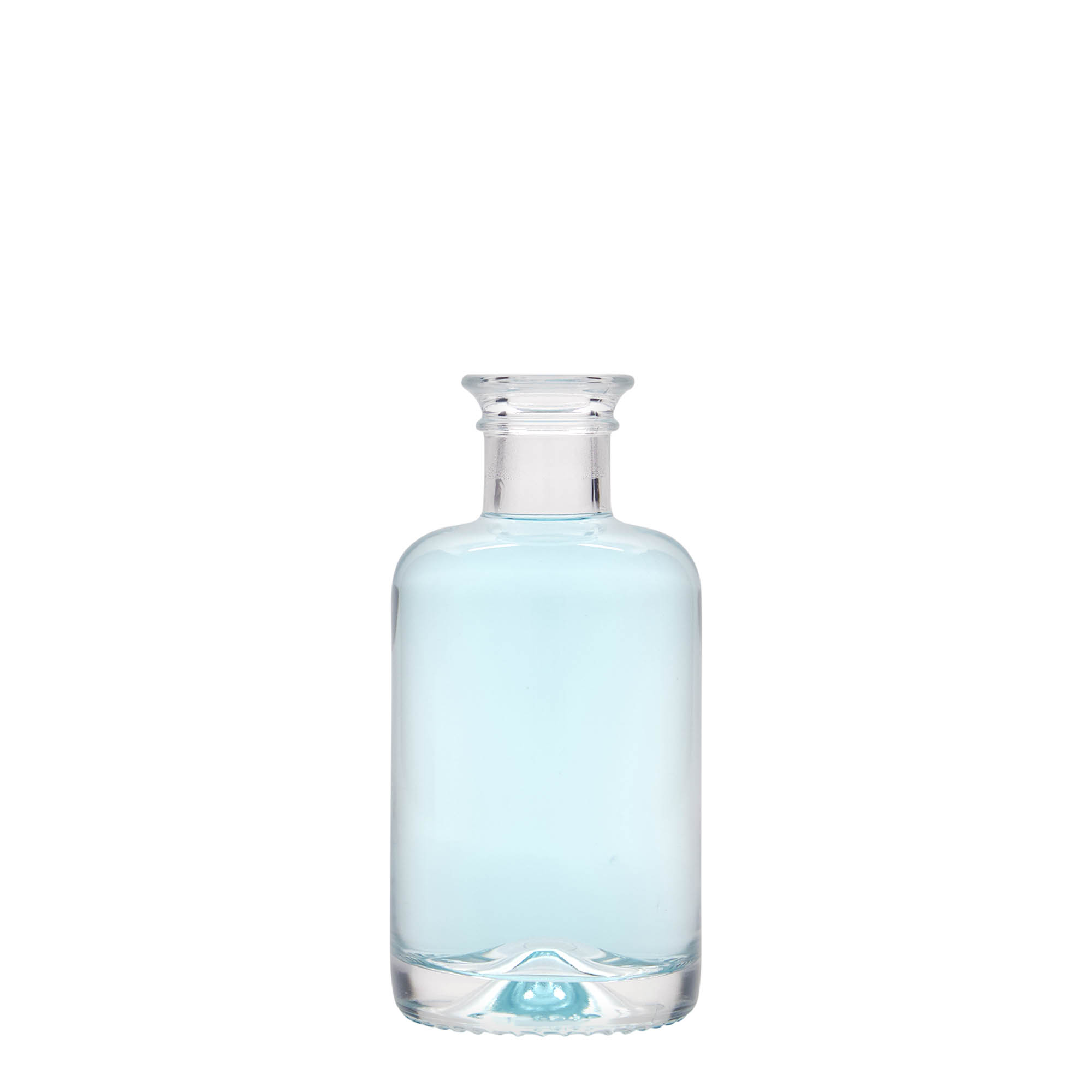 Botella de cristal de 100 ml para farmacéutico, boca: corcho