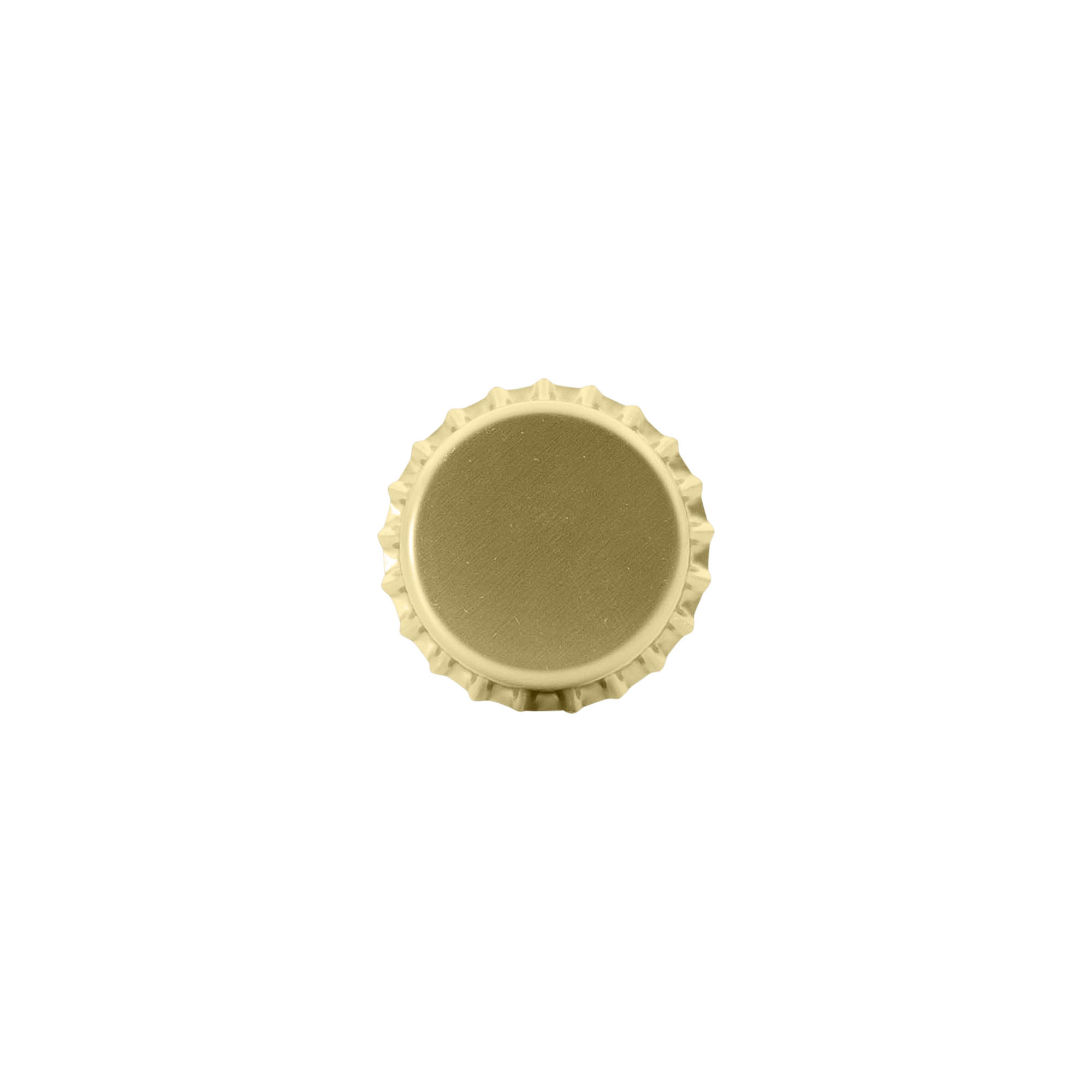 Tapones corona 26 mm, metal, dorado