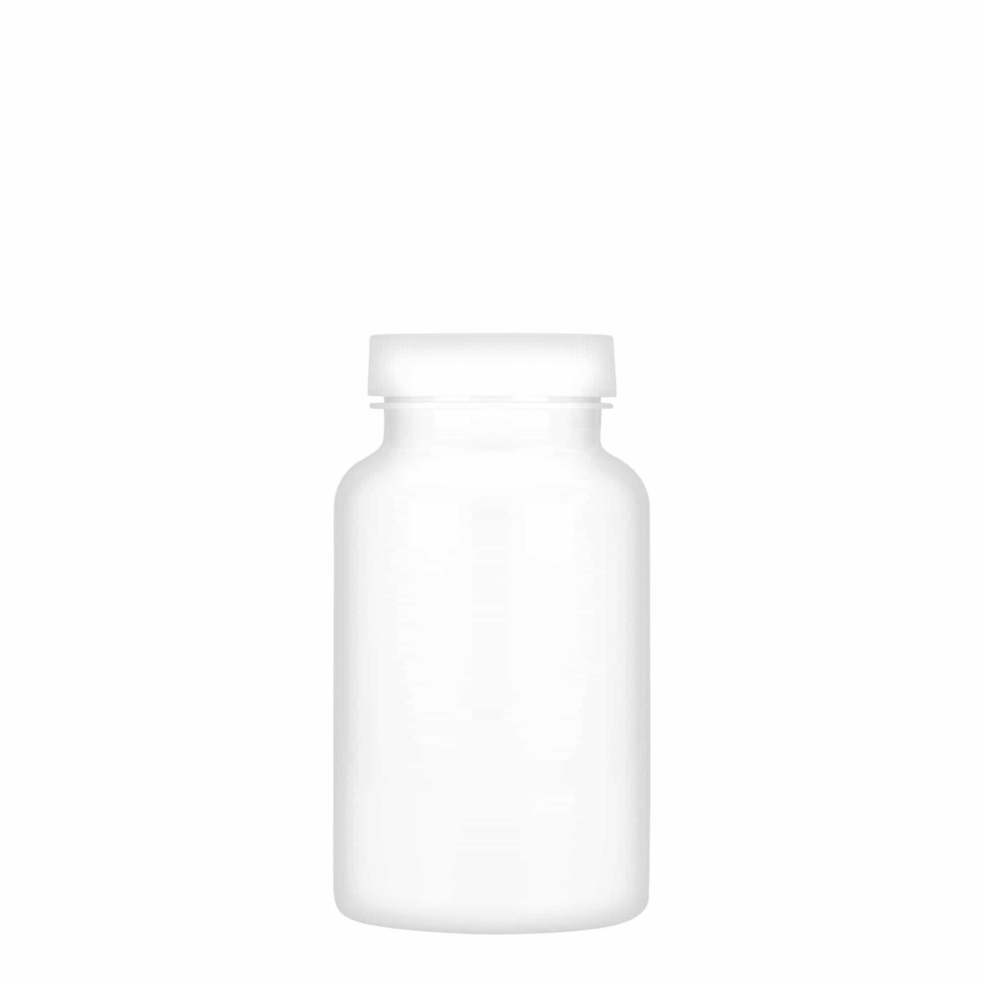 Bote Packer de PET de 200 ml, plástico, blanco, boca: GPI 45/400