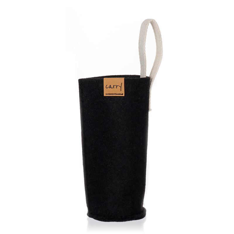 Funda para botella 'CARRY Sleeve', textil, negro
