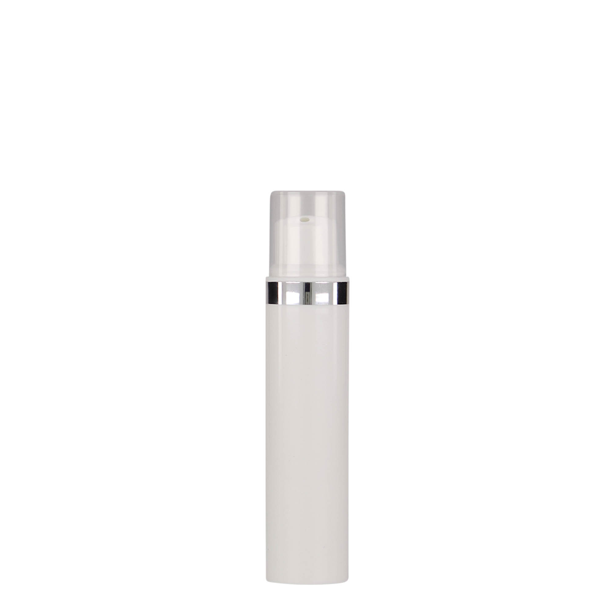 Dispensador Airless de 15 ml 'Nano', plástico PP, blanco Dispensador Airless de 15 ml 'Nano', plástico PP, blanco