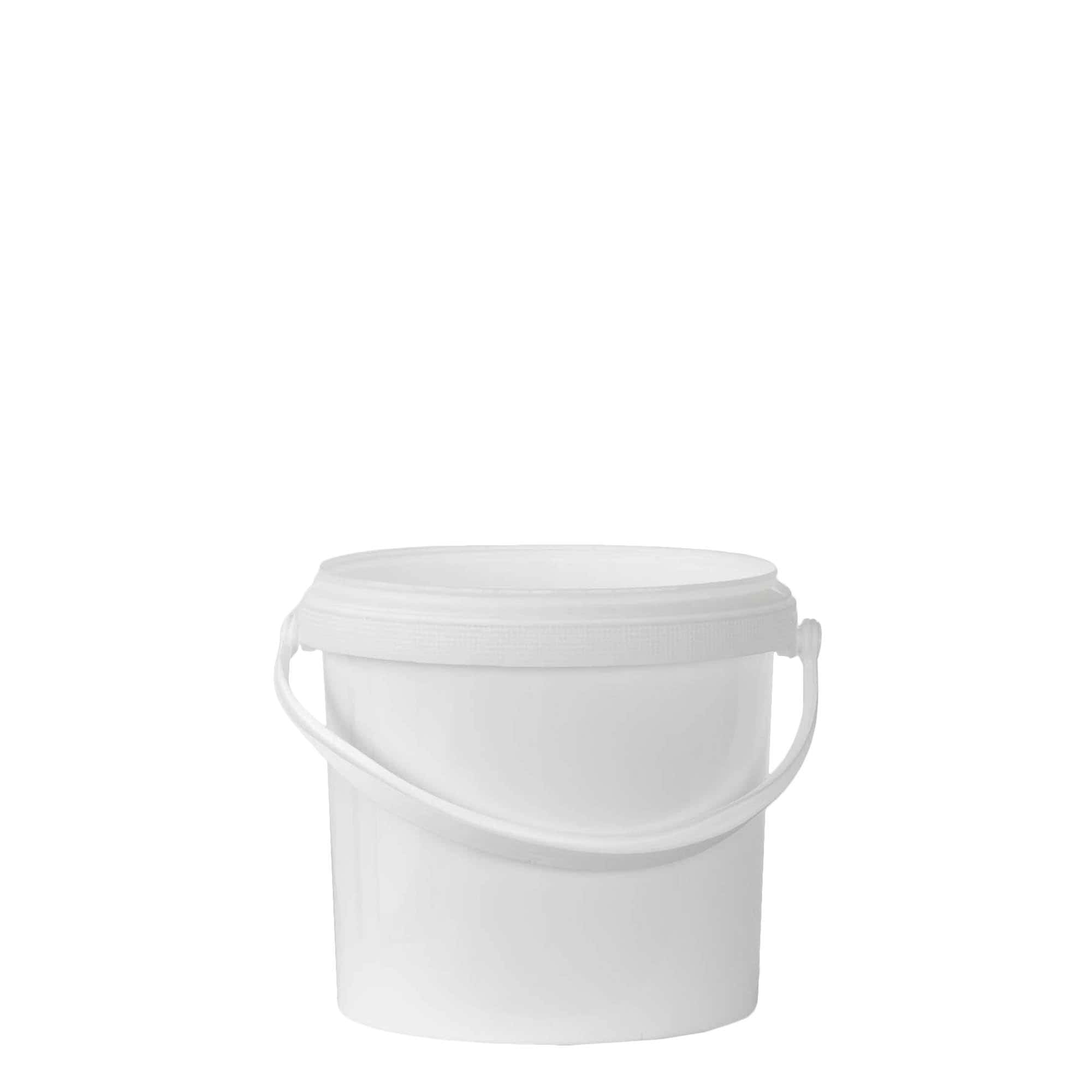 Cubo de 2,5 l, plástico de PP, blanco Cubo de 2,5 l, plástico de PP, blanco